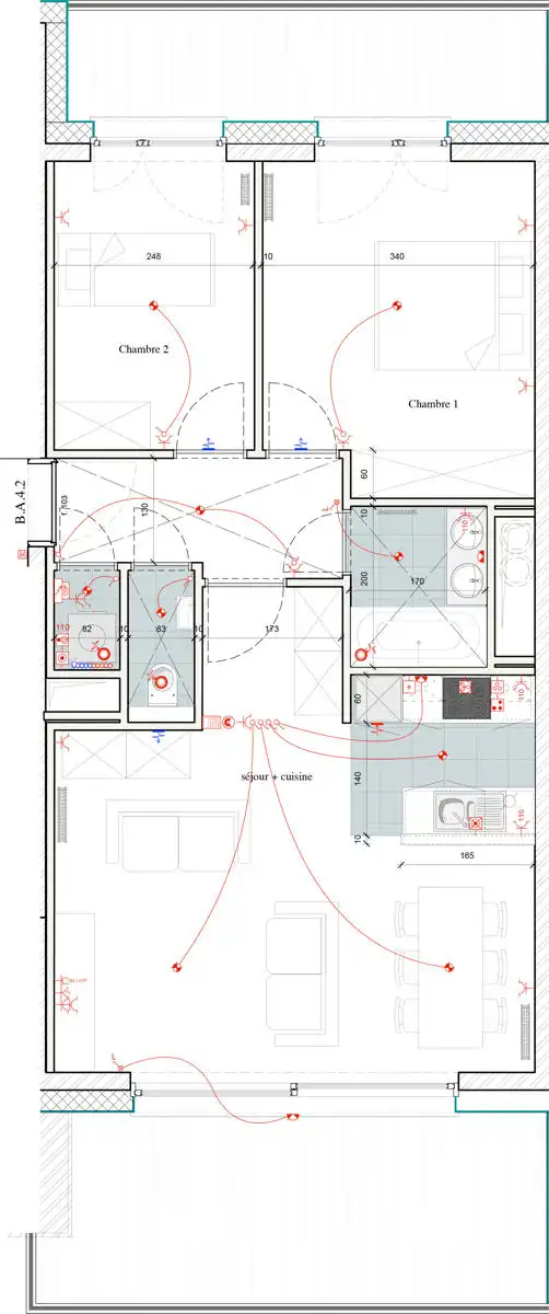 Prachtig gemeubeld appartement 2 KAMERS + 2 TERRASSEN!!!! foto 16
