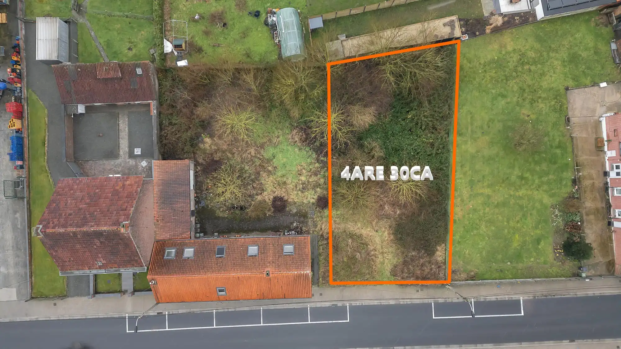 Bouwgrond op rustige ligging voor OB te Waarbeke foto {{pictureIndex}}