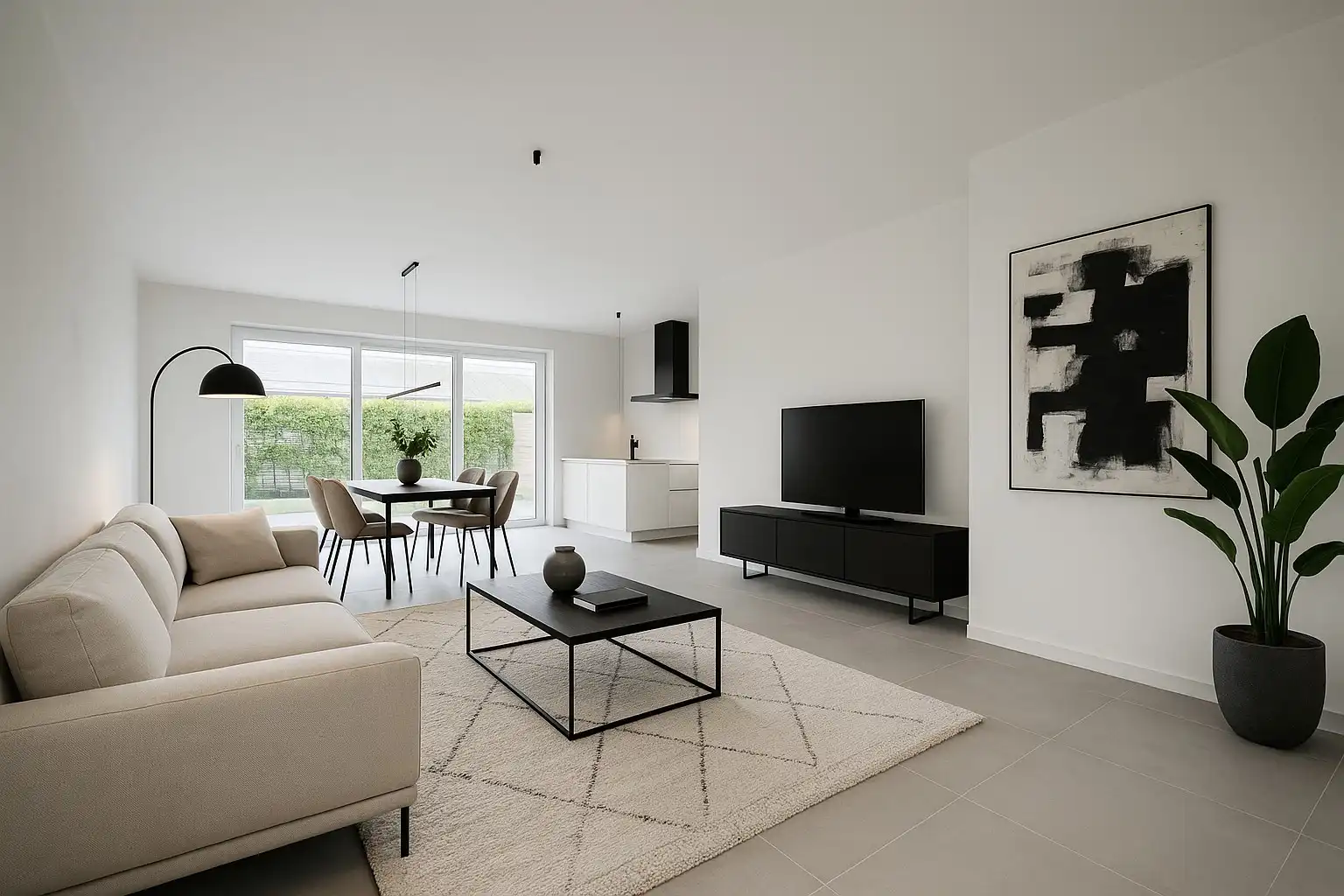 Aantrekkelijke HOB met drie slaapkamers in rustige nieuwe verkaveling foto {{pictureIndex}}