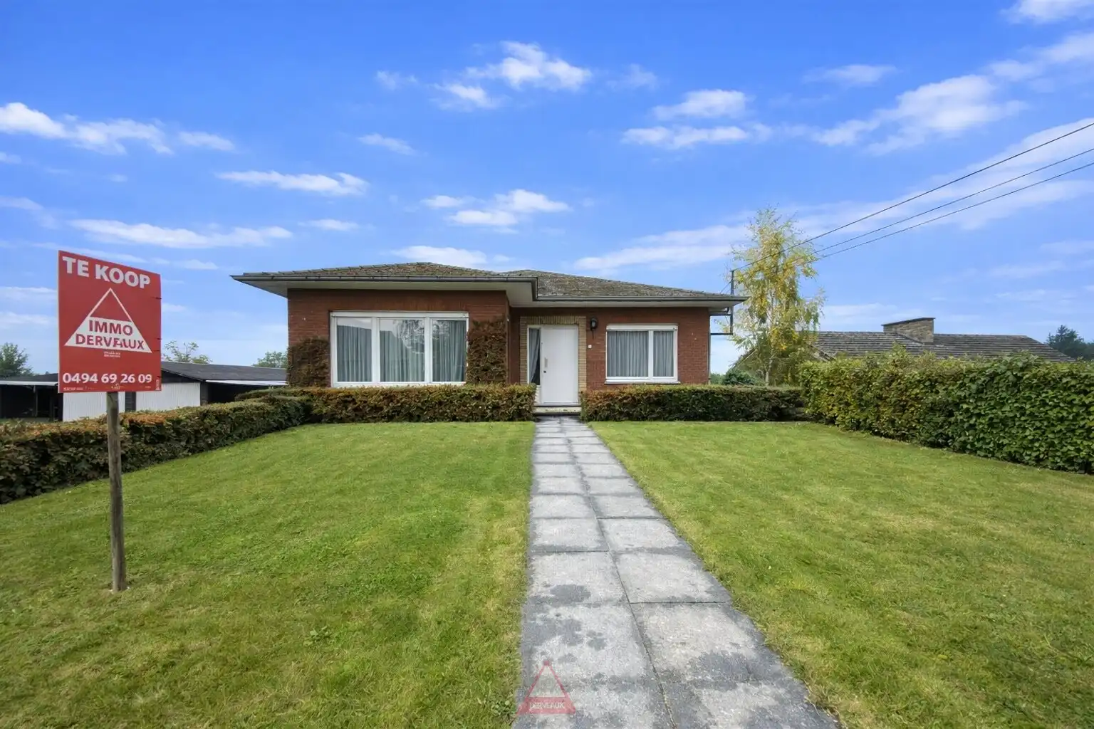 Hoofdfoto van de publicatie: Passendale – Gelijkvloerse woning met landelijk uitzicht