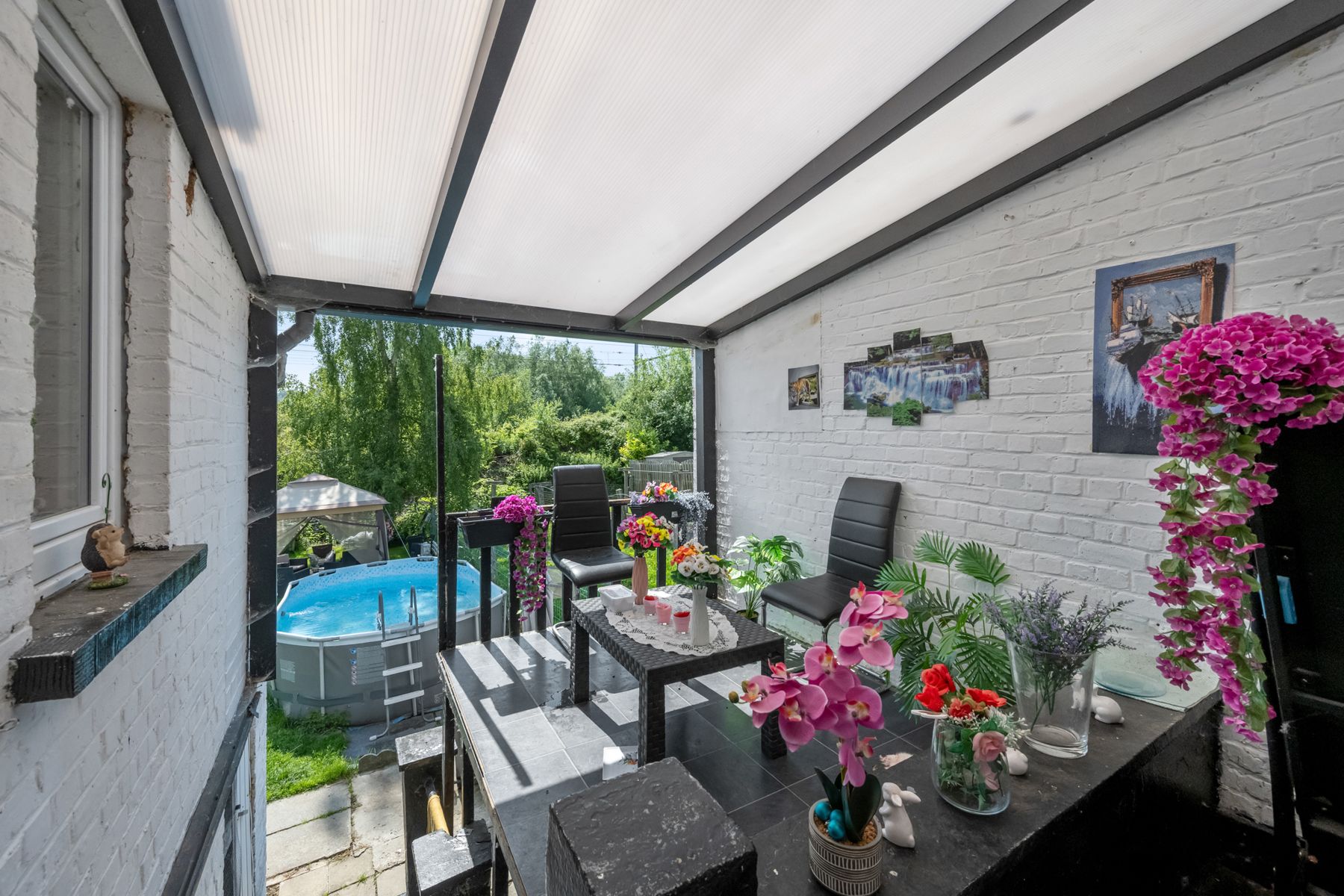Gesloten woning, tuin en 3 slpks bij centrum Geraardsbergen foto 12