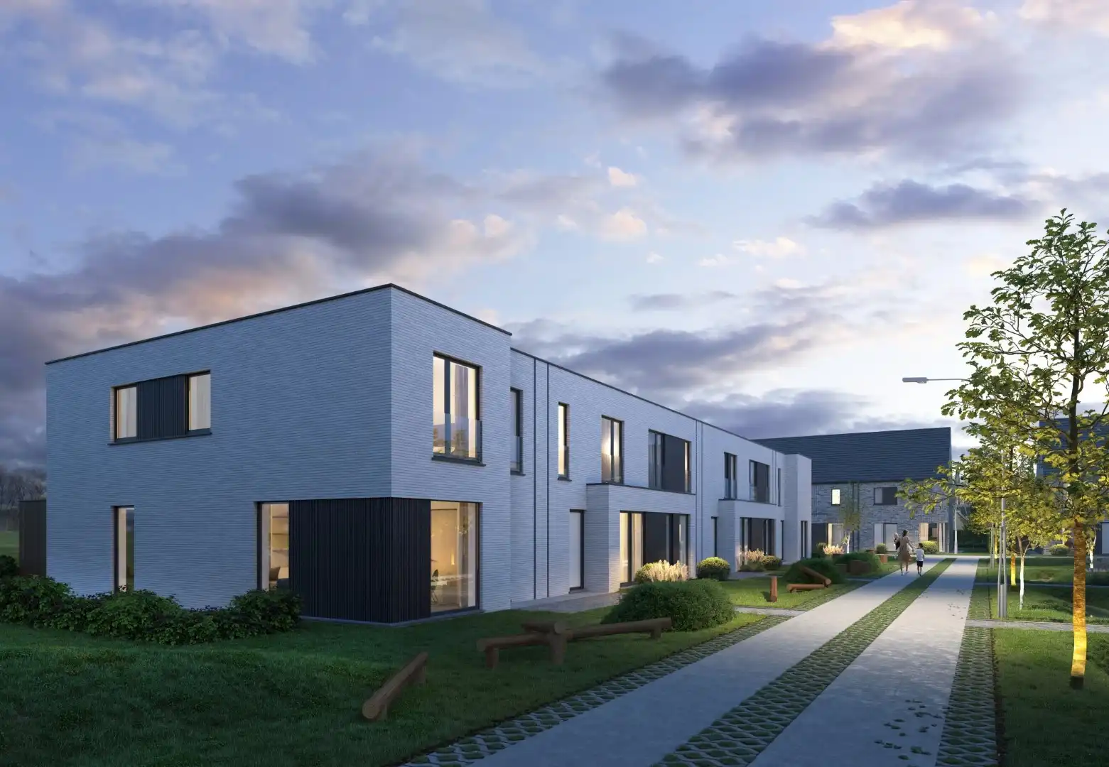 Energiezuinige halfopen bebouwing in Ruddervoorde foto 4