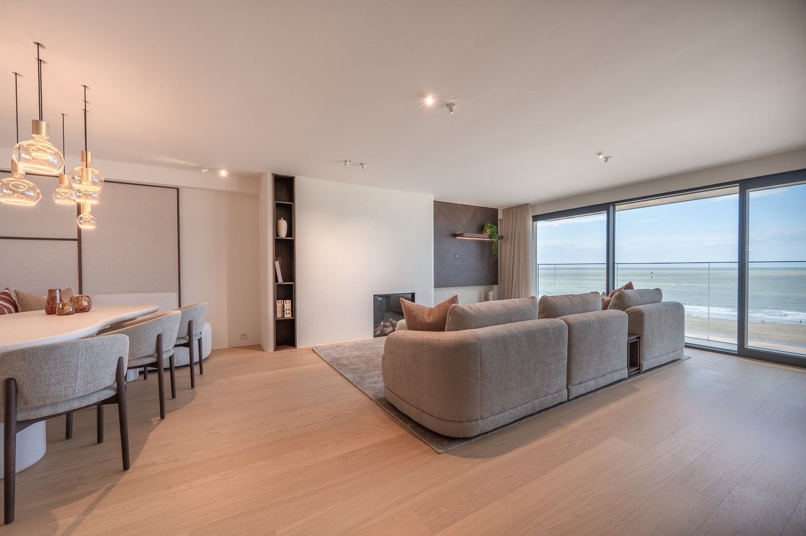 Subliem appartement met een gevelbreedte van 8 meter en frontaal zeezicht in het Zoute. foto 8