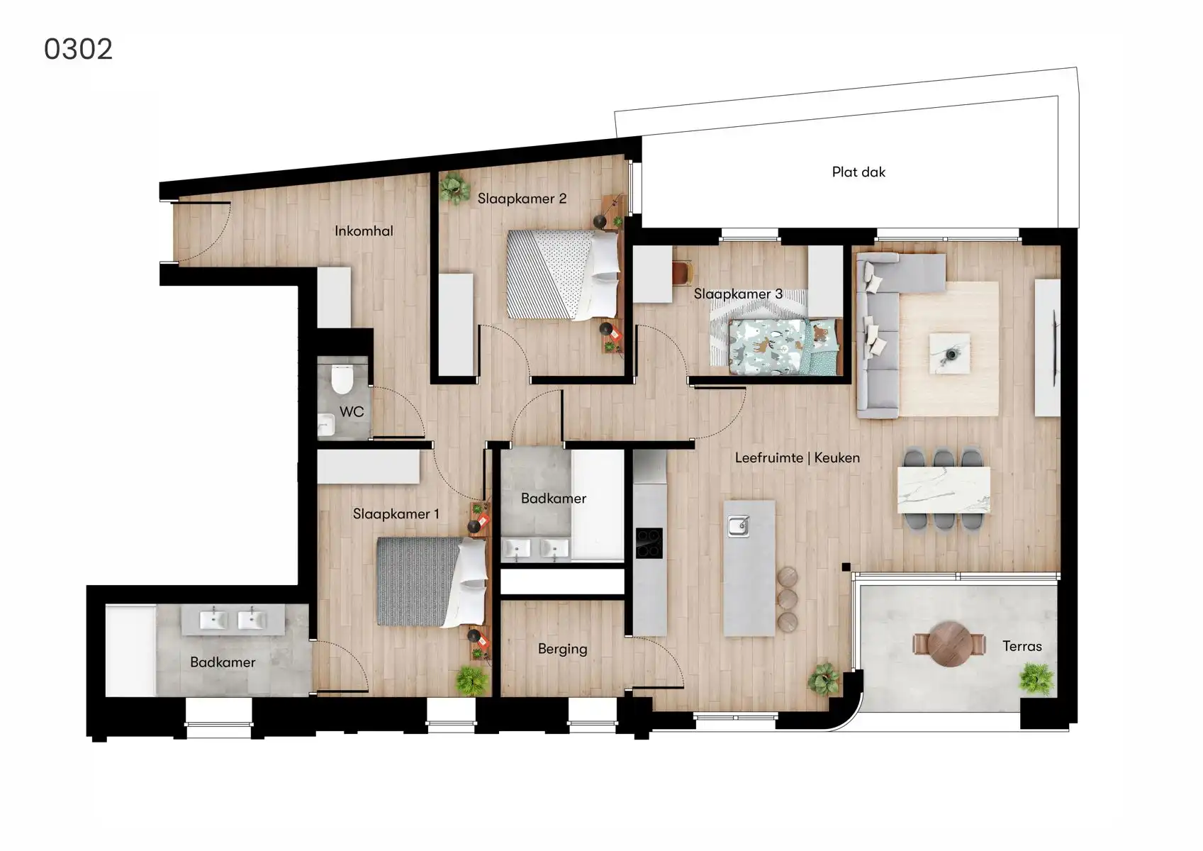CHEMIN DE FER: 10 appartementen + 1 handelsruimte foto 3