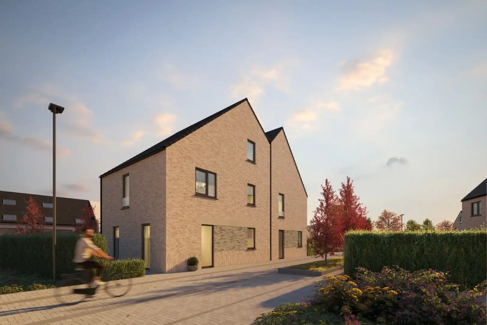 Energiezuinige halfopen bebouwing met 4 slpk's foto {{pictureIndex}}