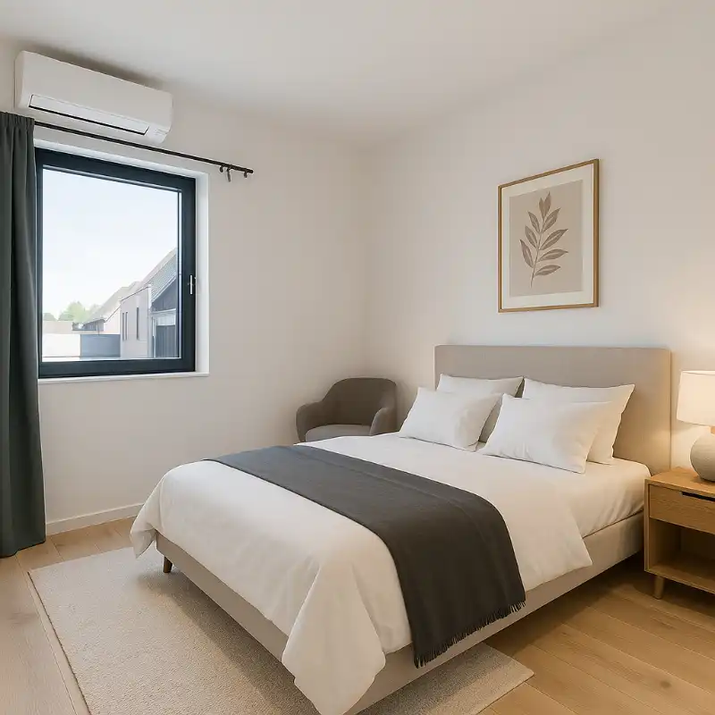 Te huur – stijlvol en energiezuinig appartement in Zeveneken foto 5