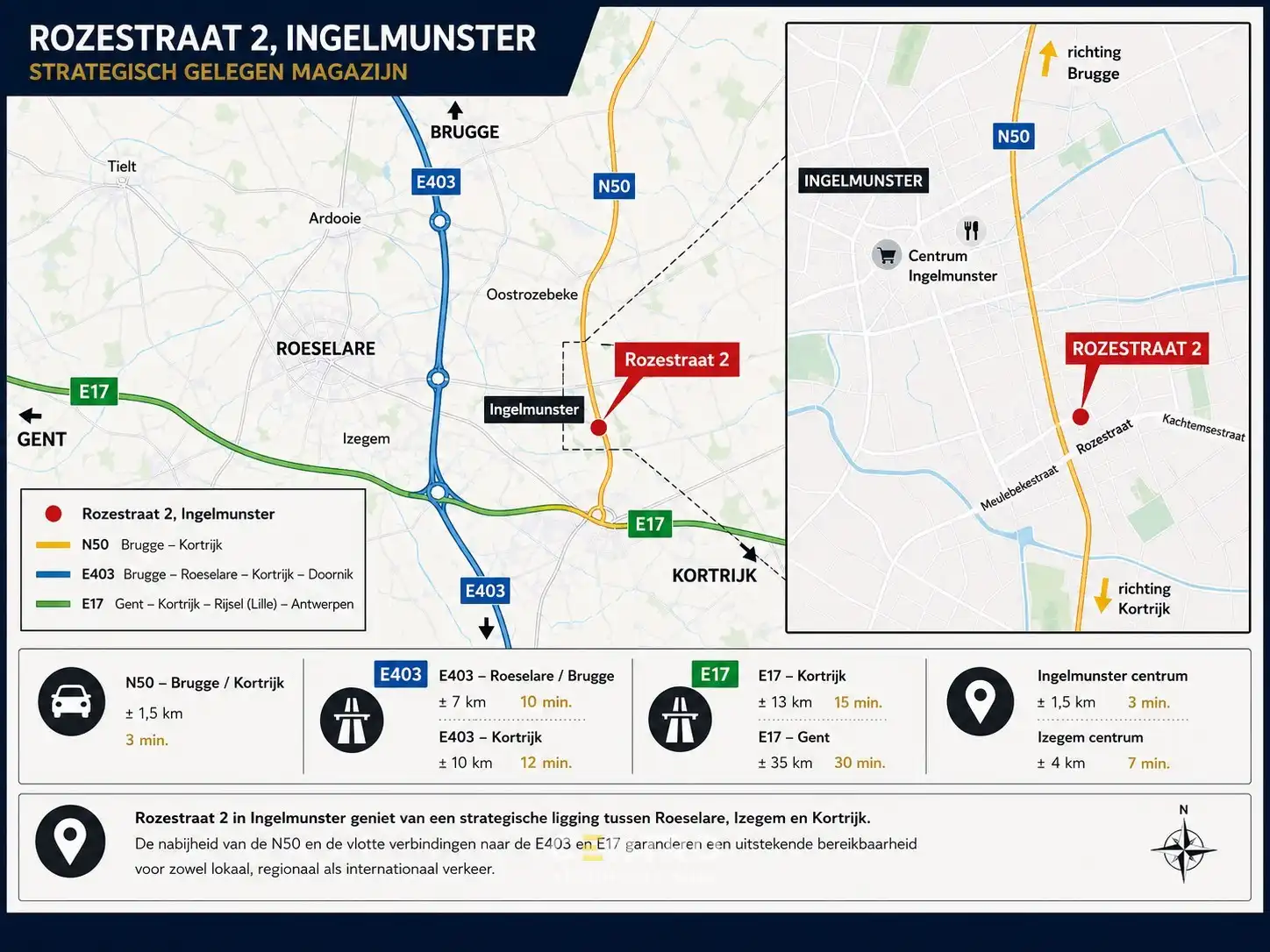Instapklaar bedrijfspand (±345 m²) met magazijn, kantoor én 4 verhuurbare opslagunits, 1 garage en ruime parking op 603 m²  te INGELMUNSTER! foto 24