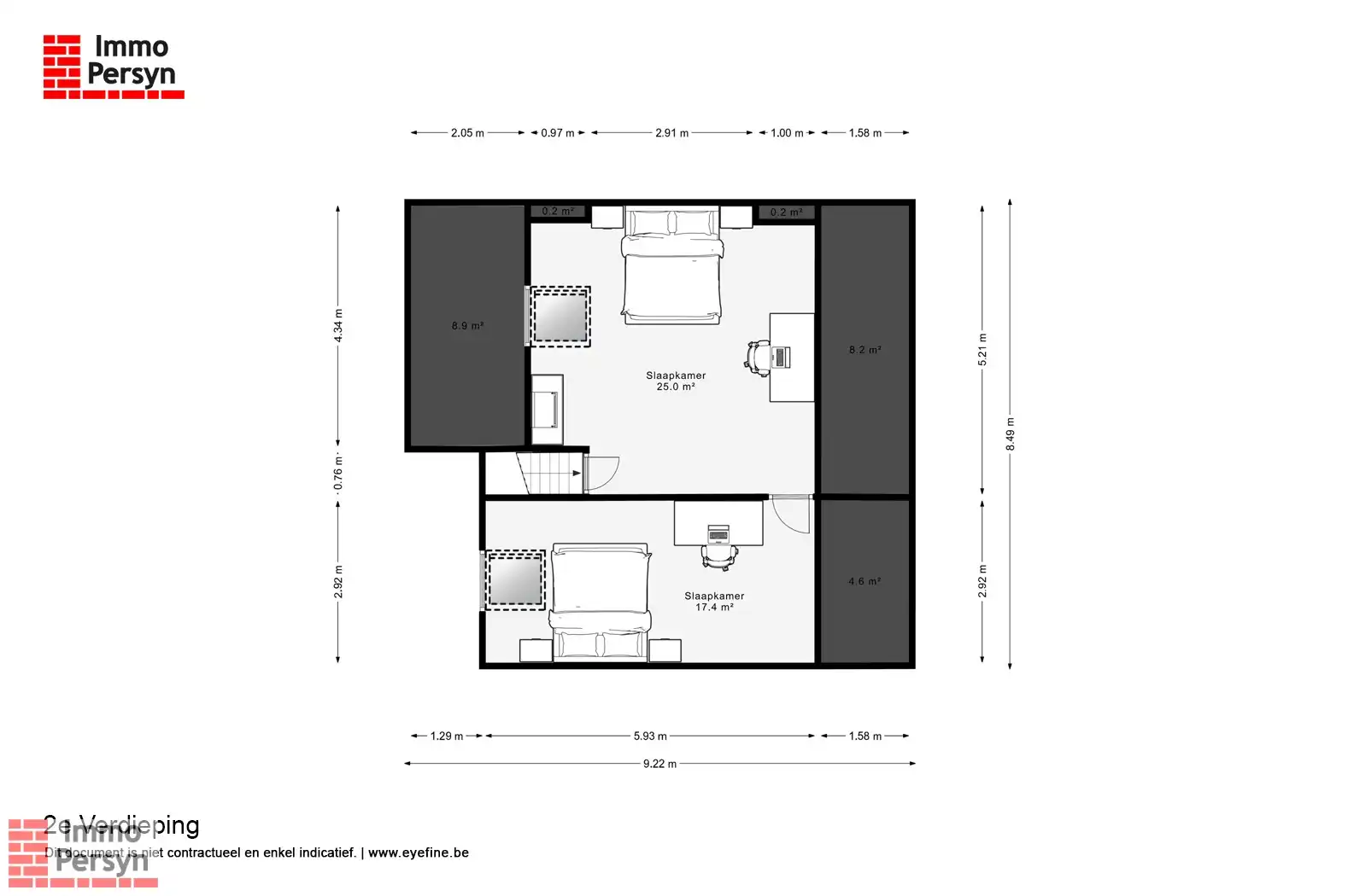 Te renoveren woning met zuidtuin en achteringang met garages foto 30