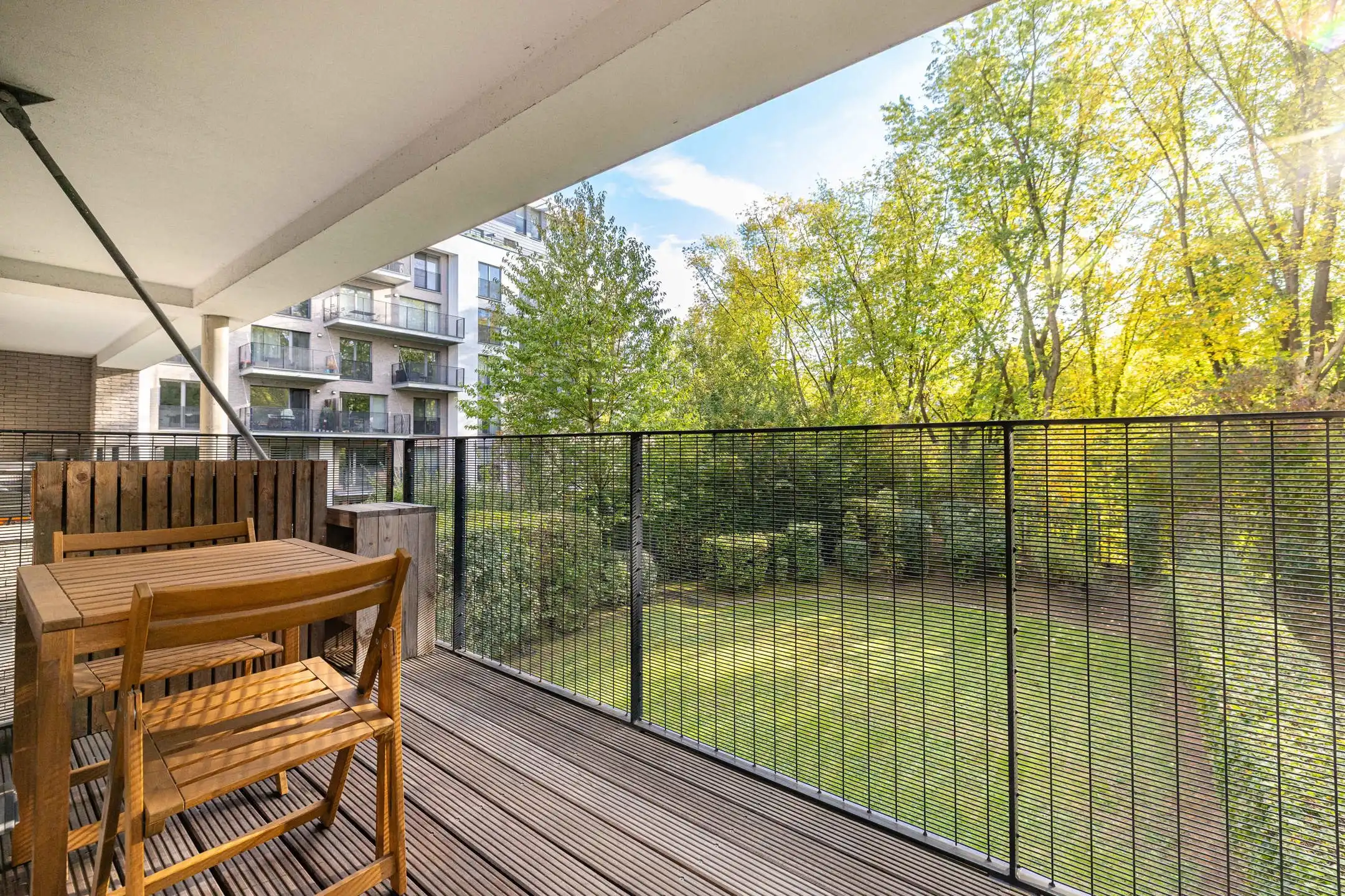 ELSENE, appartement met 1 kamer, terras en groen uitzicht foto 2