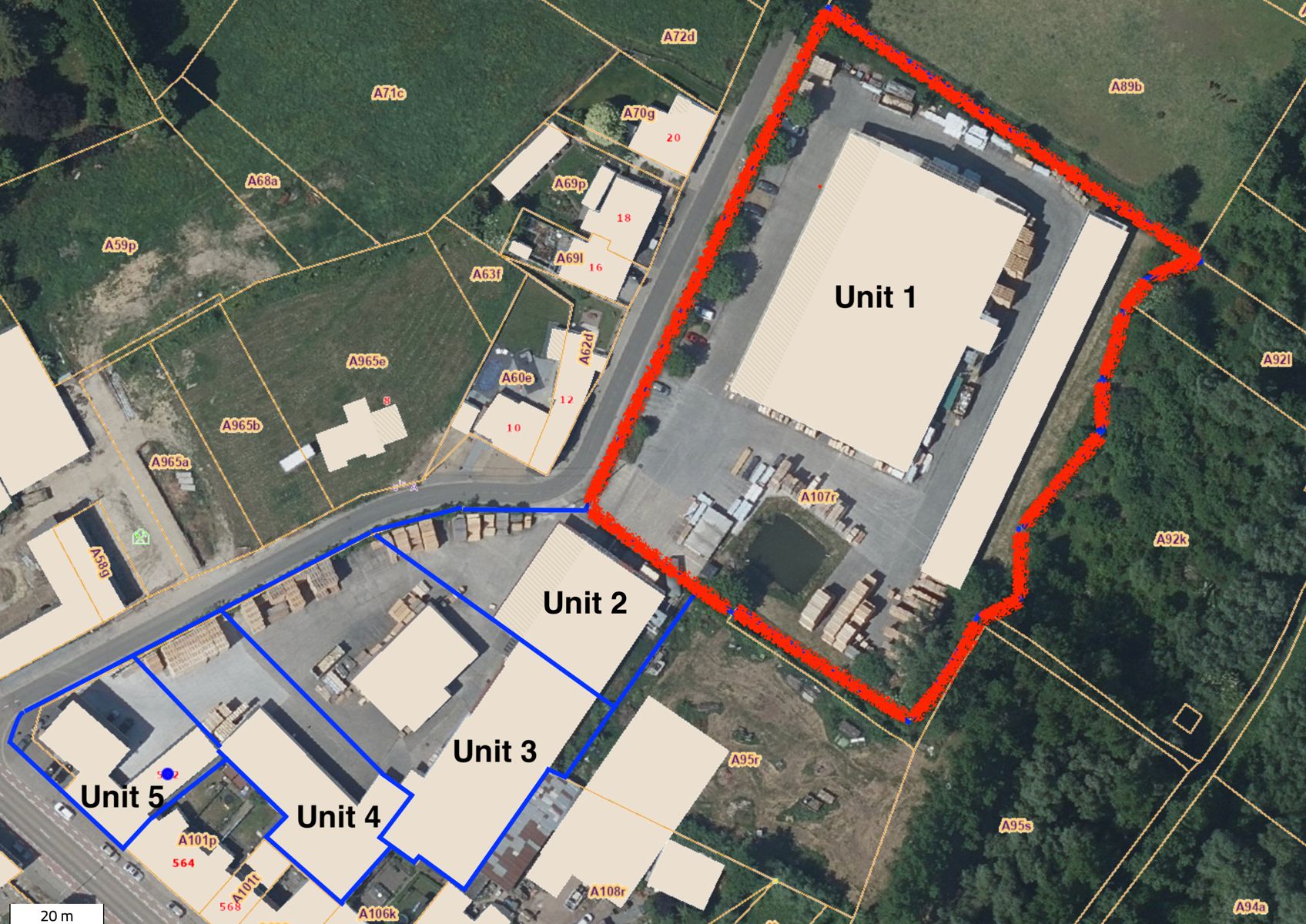 Unit 1 : gesloten en open loods foto {{pictureIndex}}