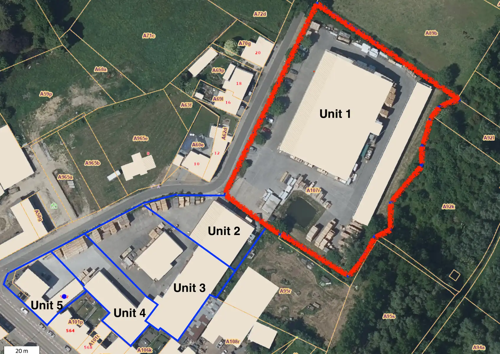 Unit 1 : gesloten en open loods foto {{pictureIndex}}