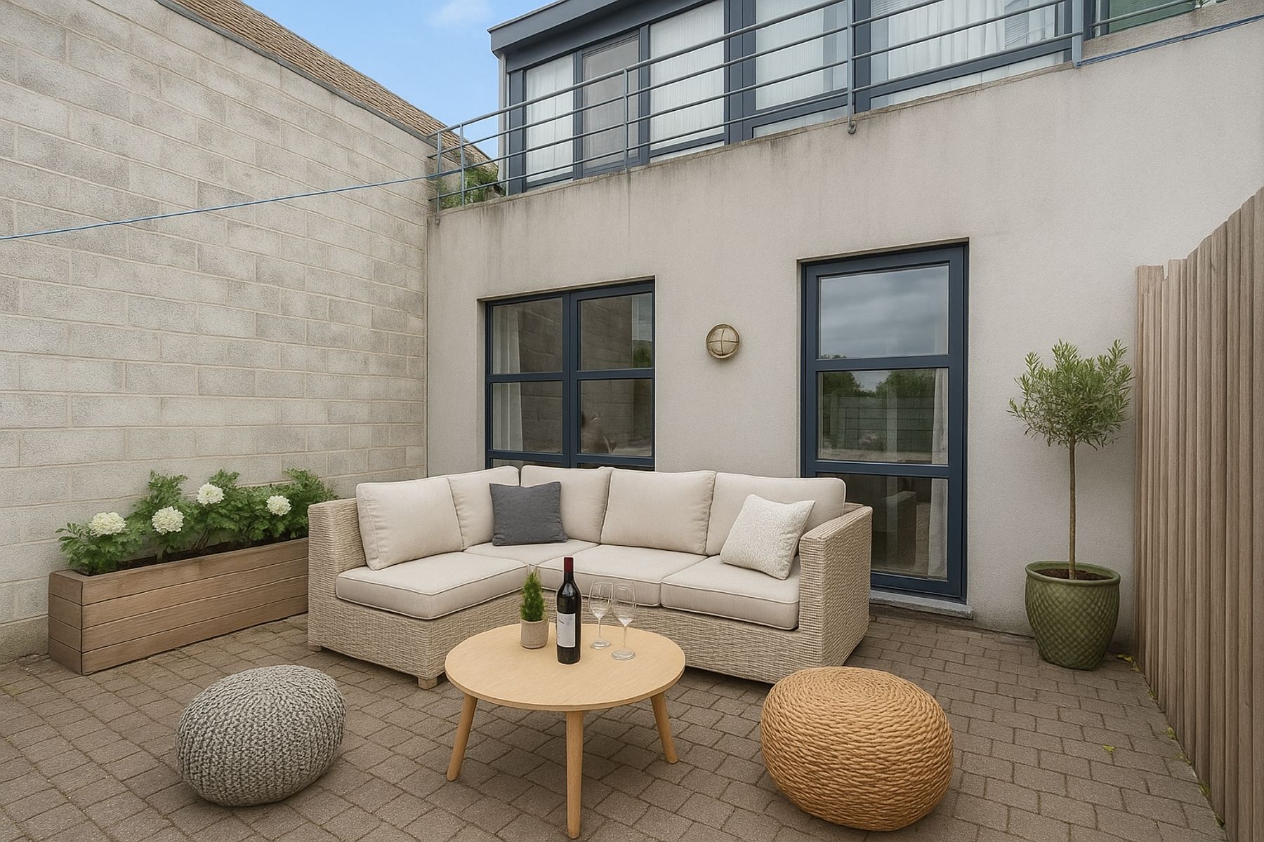 Gelijkvloers appartement met terras in Denderhoutem foto 7