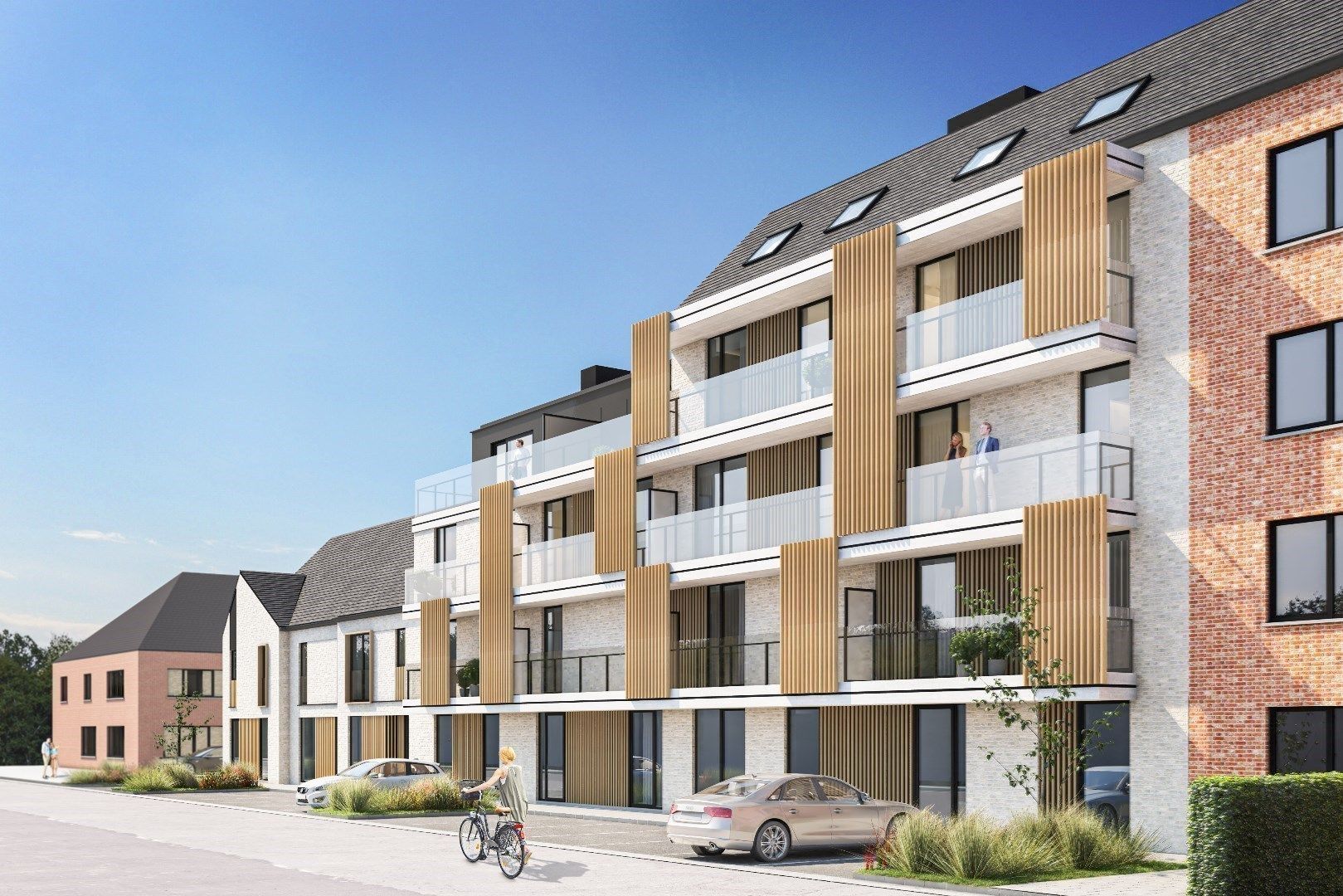 Modern wonen in Harelbeke, Residentie Zuidhof bestaande uit 18 appartementen met 1-2 slaapkamers foto 2