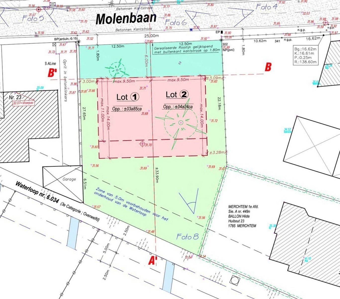 Peizegem: 2 prachtige & landelijke bouwgronden voor een HOB foto 3
