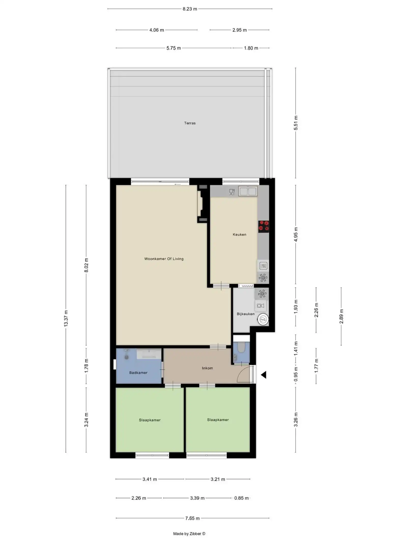 Instapklaar appartement met ruim terras en garage foto 3