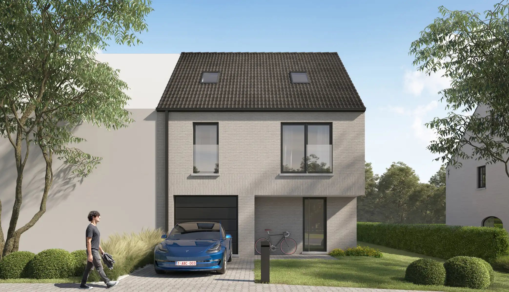Tijdloze, halfopen woning foto {{pictureIndex}}