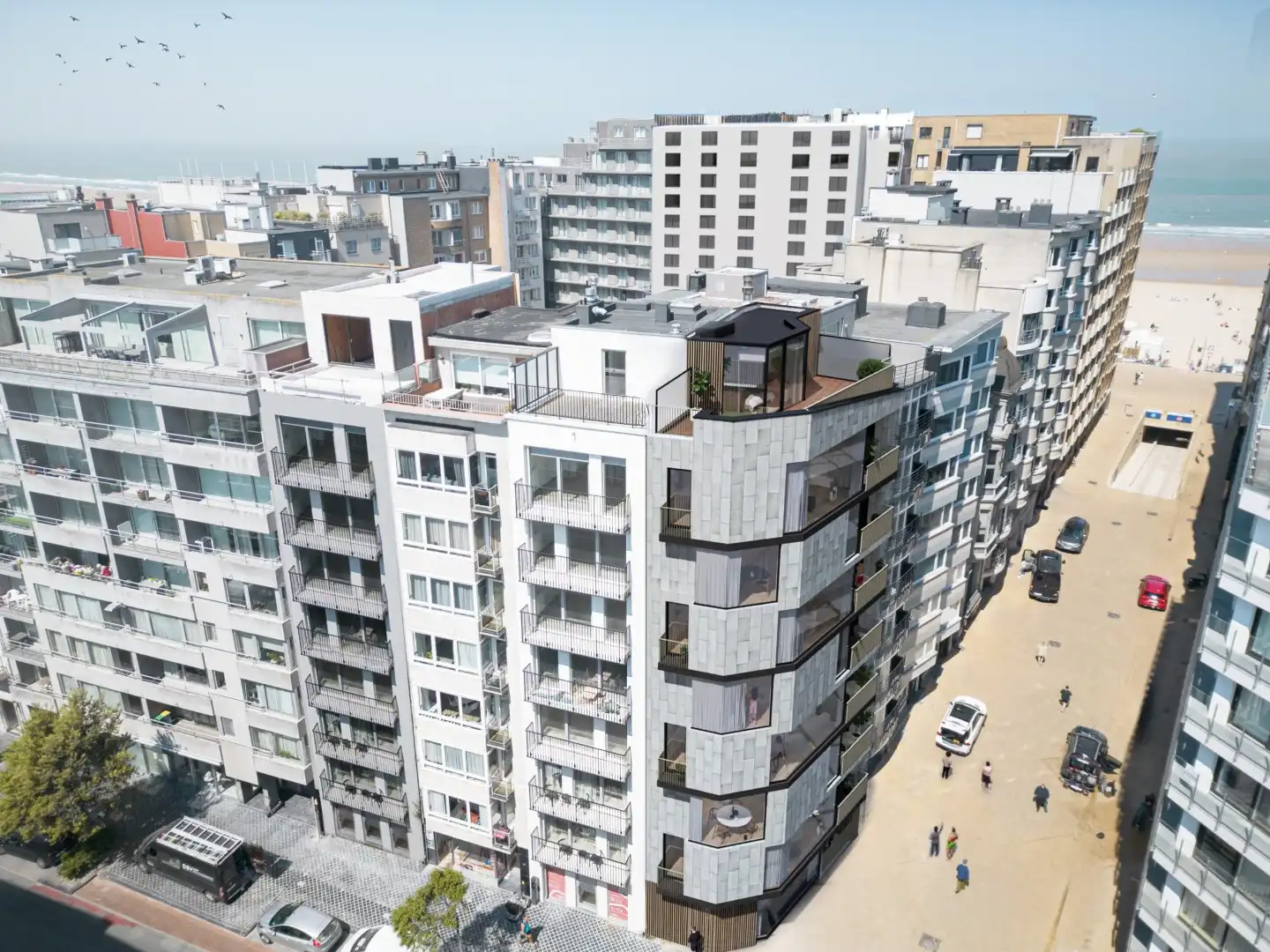 Kleinschalig nieuwbouwproject met zeezicht te Oostende foto 2