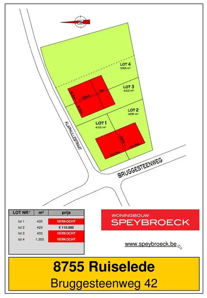 TE KOOP in  Ruiselede in de Bruggesteenweg, 42 (Lot 2) foto 4