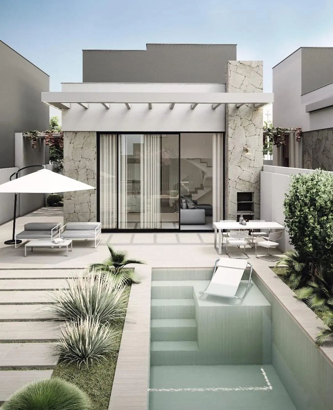 Luxe leven aan de kust: ontdek deze eigentijdse villa's in San Juan de los Terreros foto {{pictureIndex}}