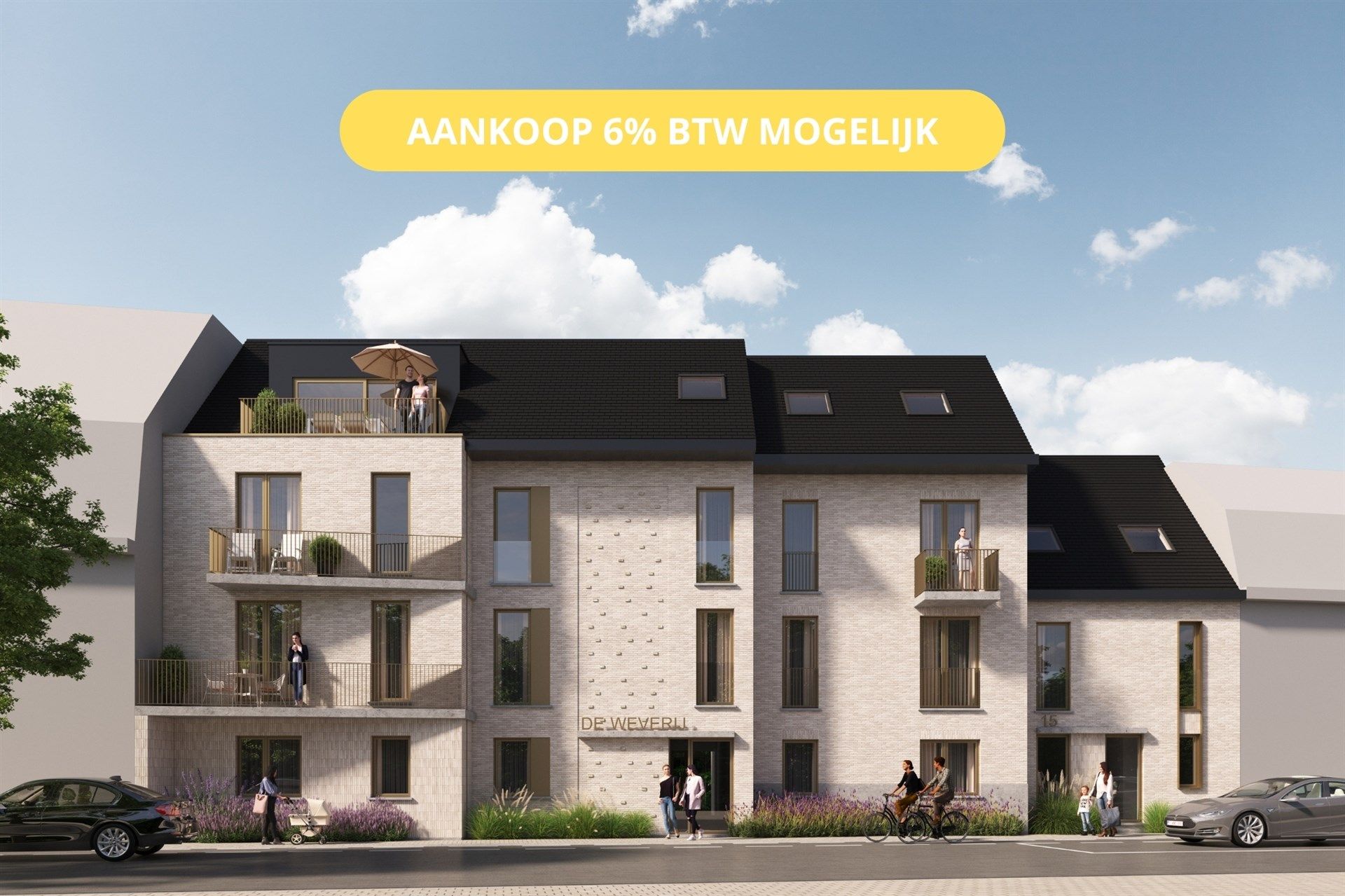 gelijkvloers appartement met 2 slaapkamers foto 2