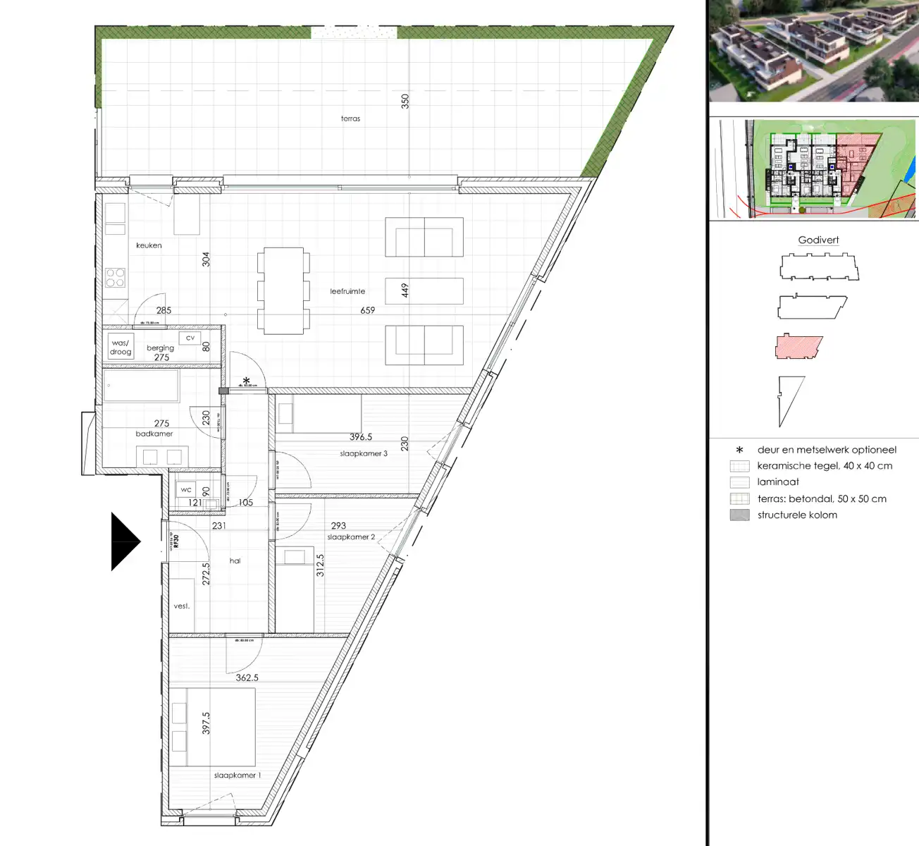 Lichtrijk gelijkvloers appartement met terras en tuinzicht foto 20