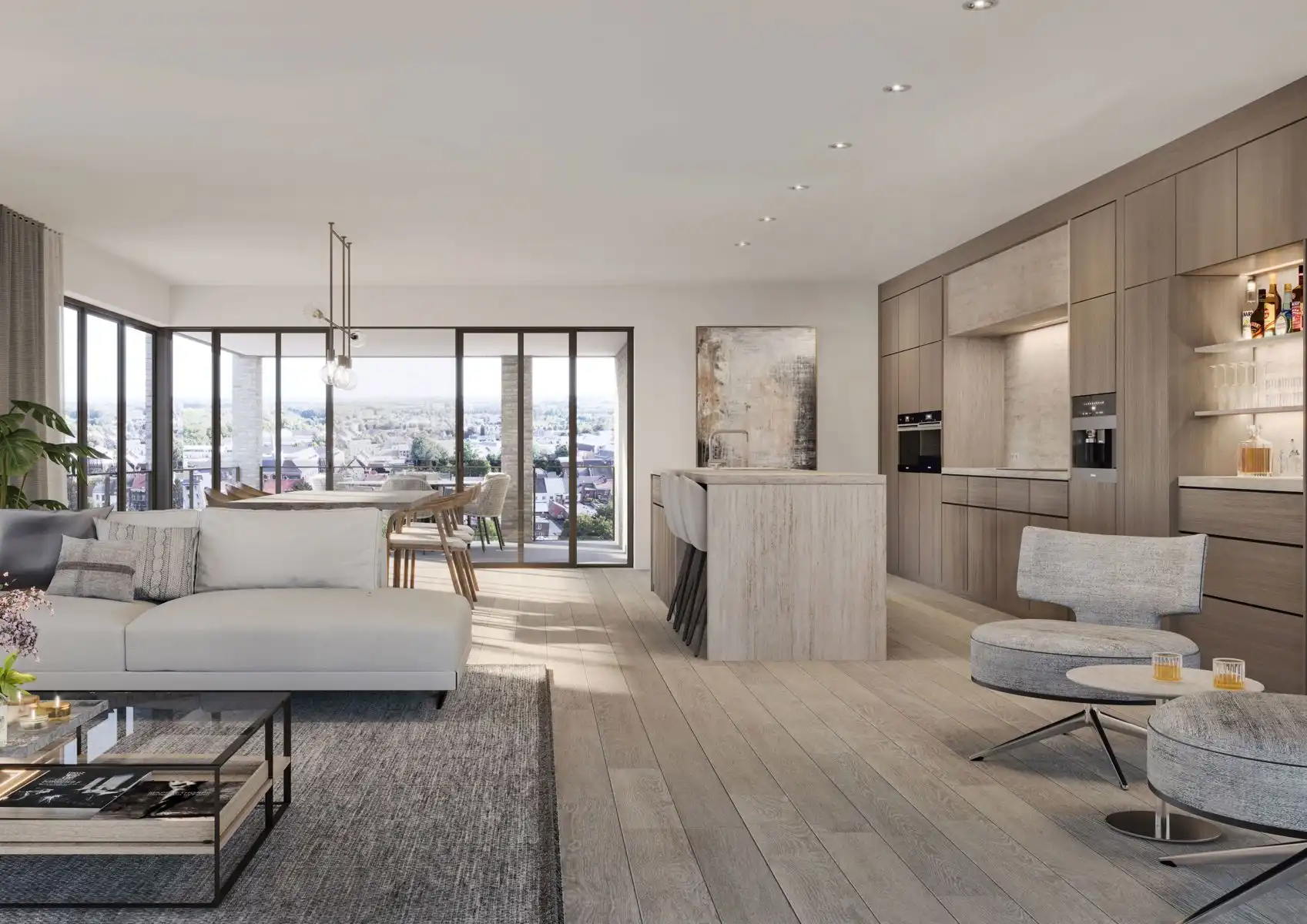 Nieuwbouwproject - stadsrand - mooie terrassen  foto 10