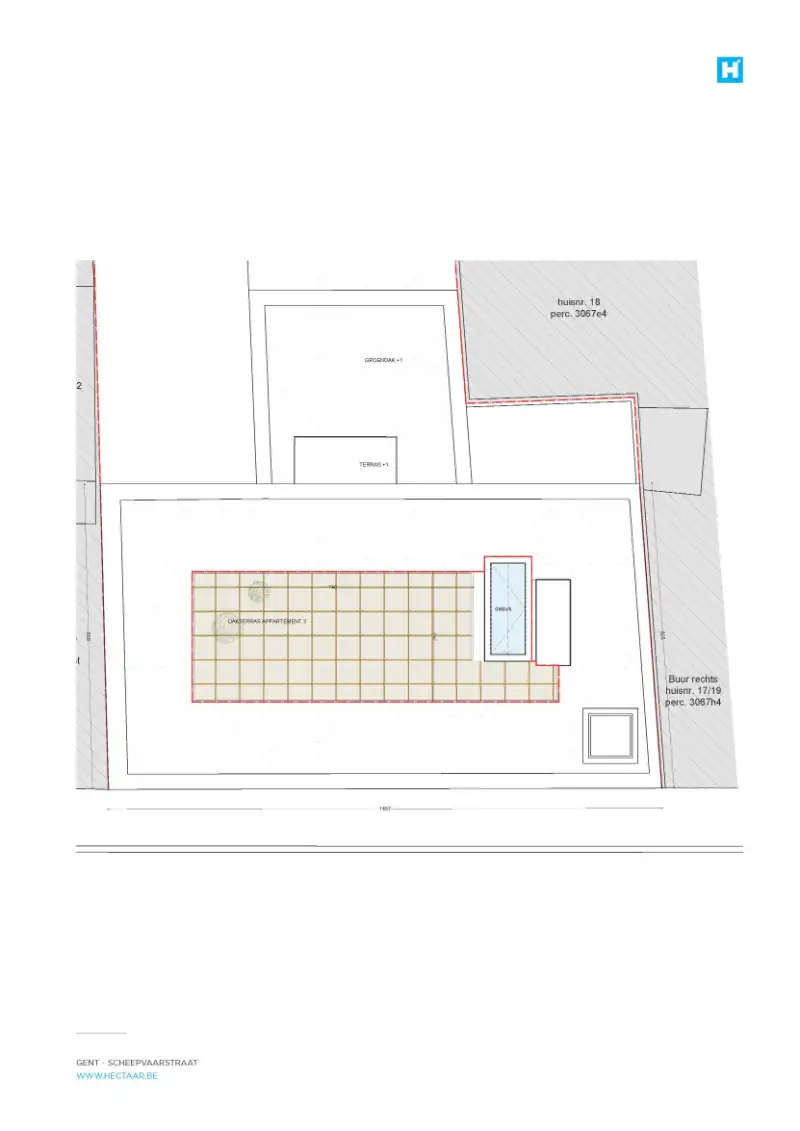 Nieuwbouw appartement met ruim dakterras te Gent foto 15