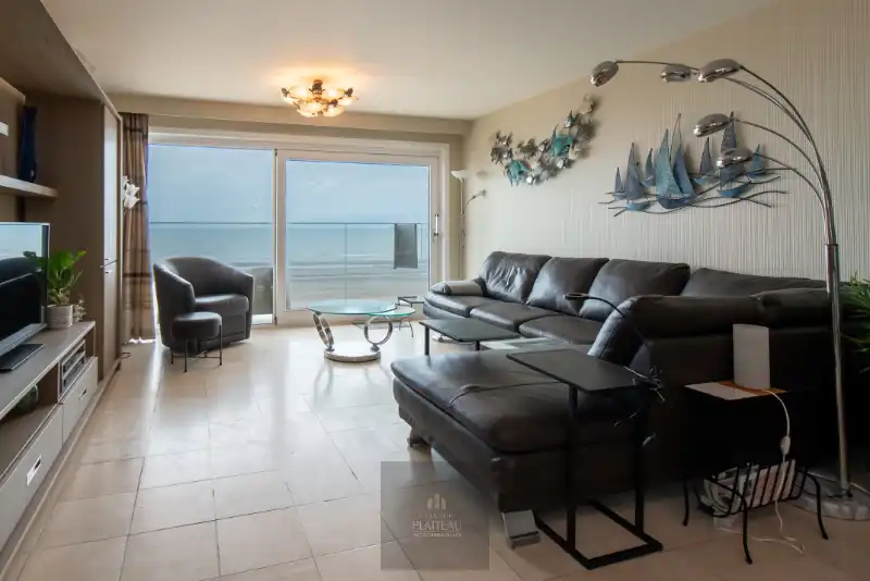 Ruim doorloop-appartement met 2 slaapkamers in de vernieuwde residentie Scorpio op de zeedijk te Nieuwpoort-Bad. foto 10