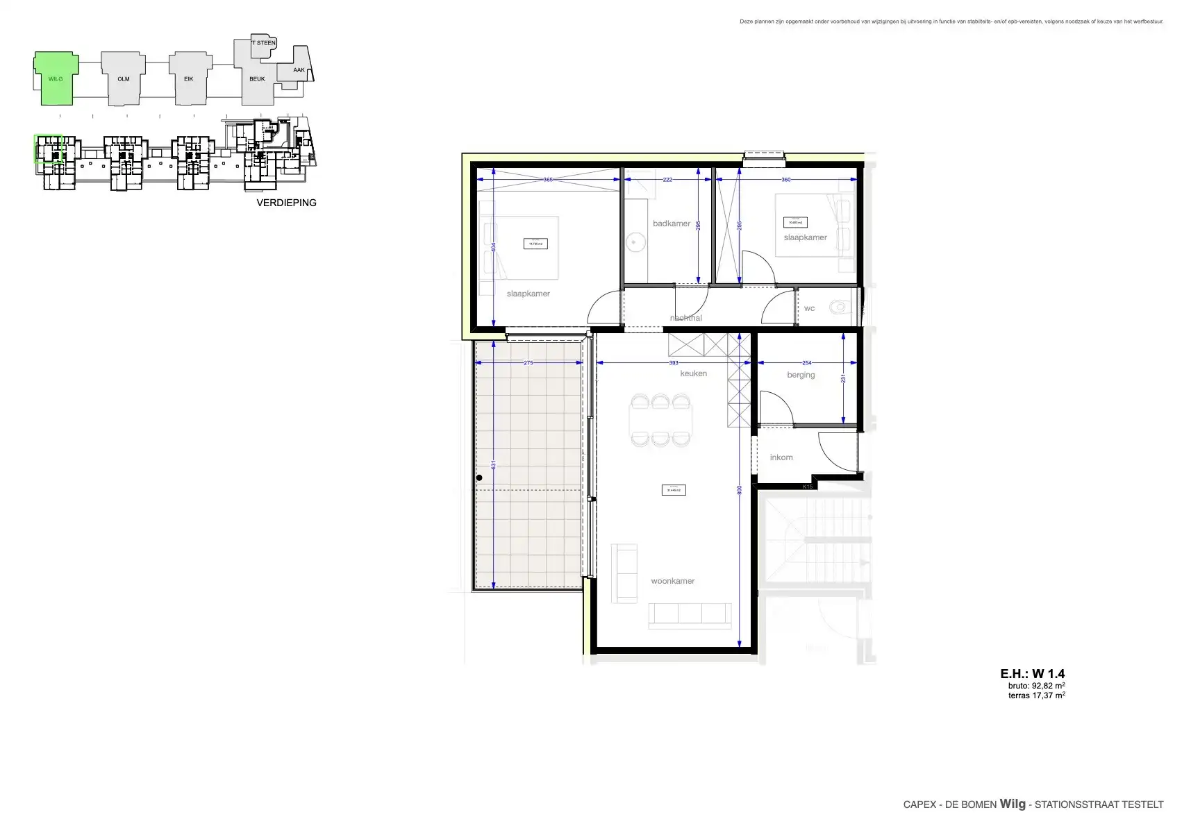 Ruim appartement 2 slpk met prachtig terras foto 2