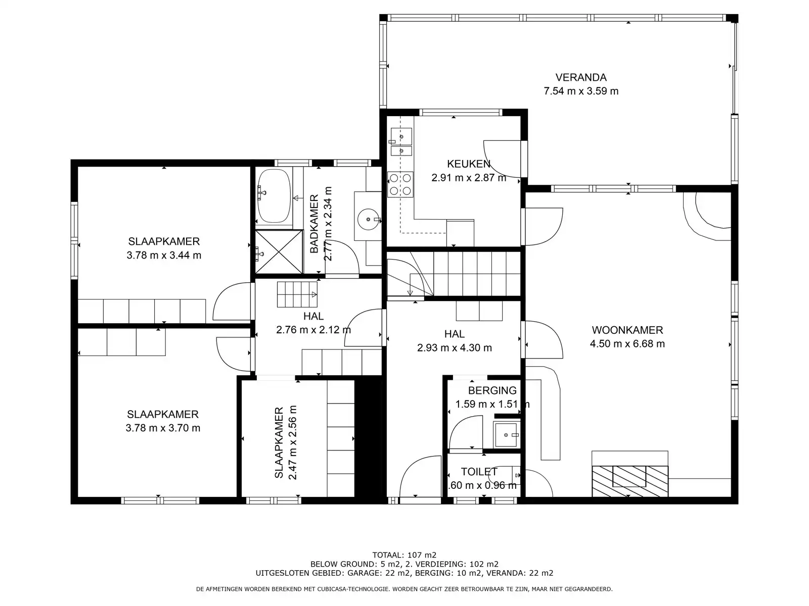 Gelijkvloerse villa met 3 slks & tuin op 7 minuten van  E40  foto 2