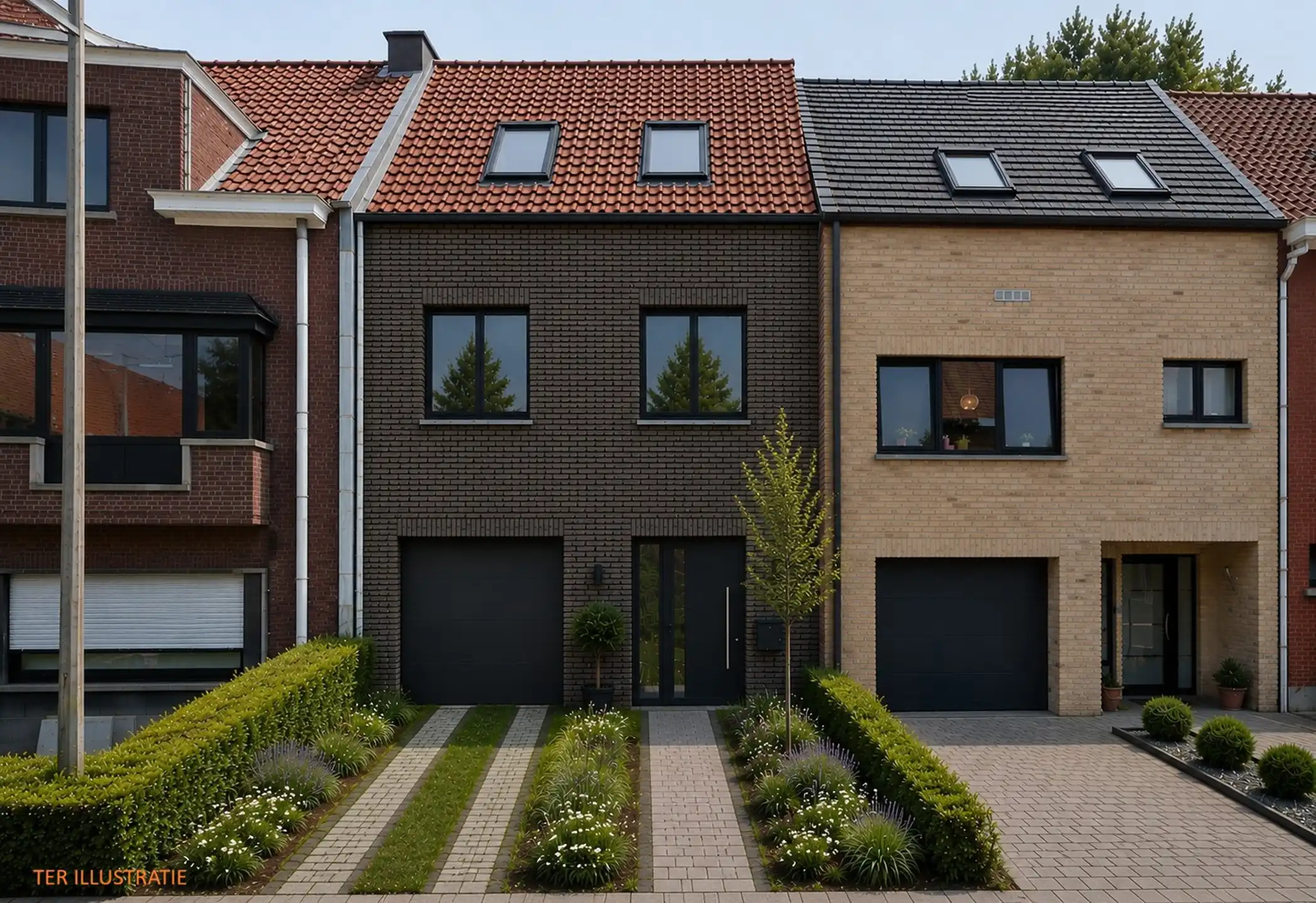 AALST - Rustig gelegen bouwgrond gesloten bebouwing foto 2