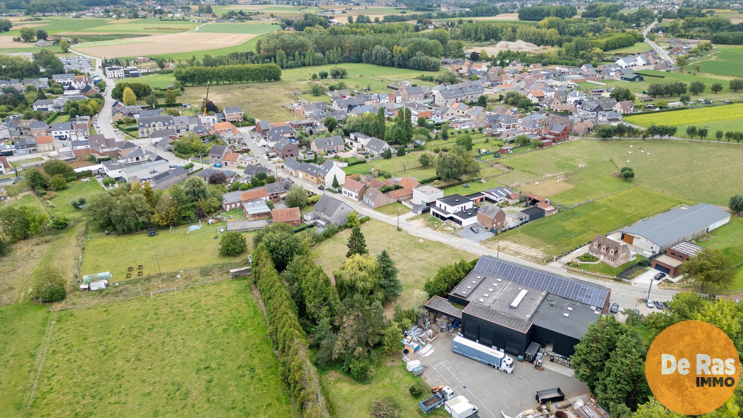 BAVEGEM- Bouwgrond (lot 1) voor halfopen bebouwing met weide foto 7