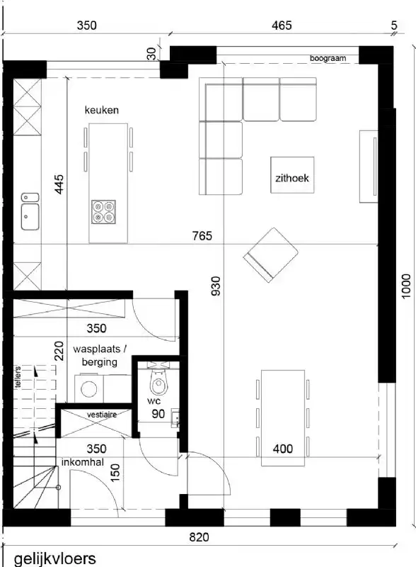 Nieuw te bouwen halfopen woning te Deerlijk. foto 3