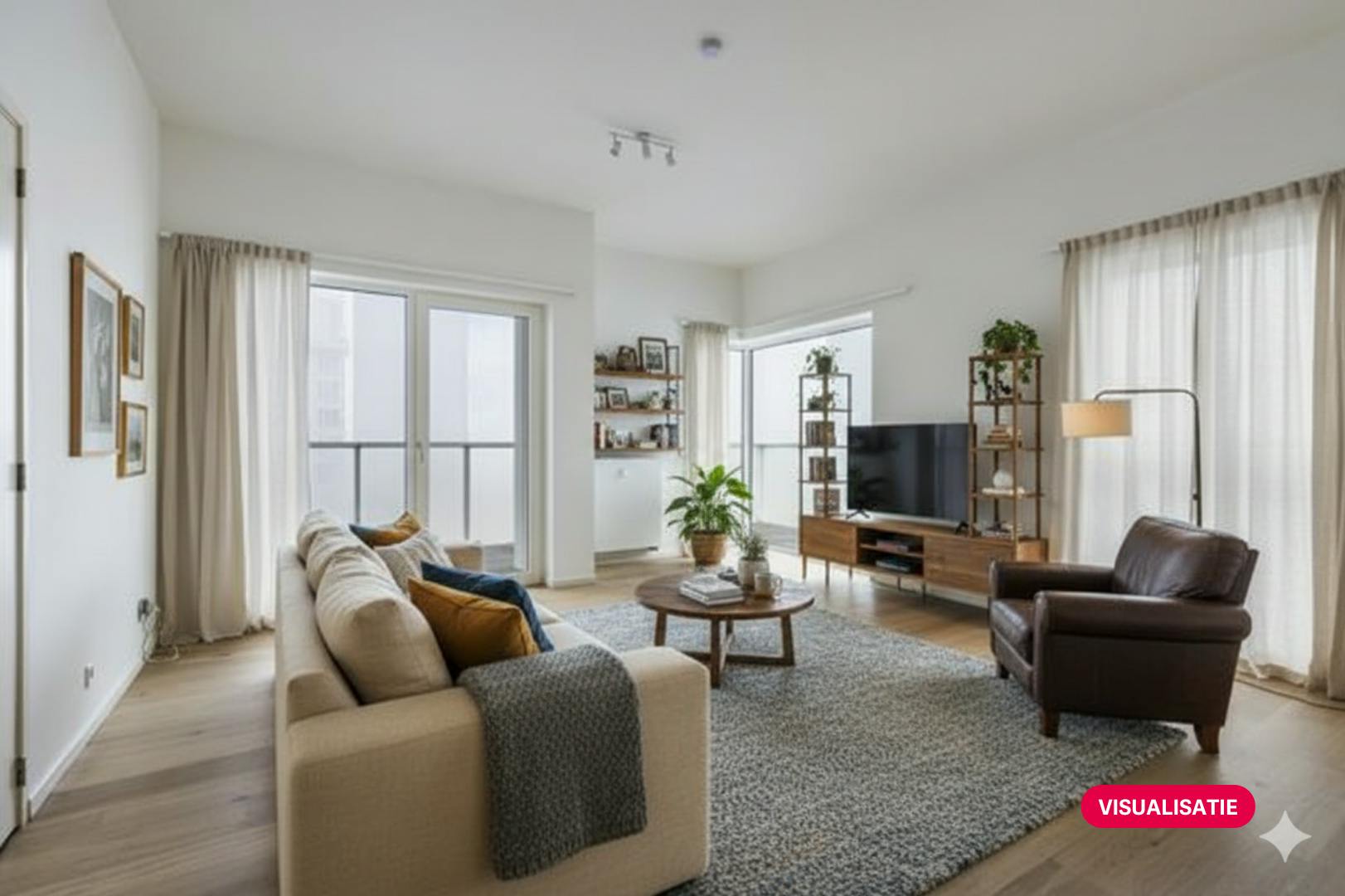 Instapklaar 2 slaapkamer appartement te koop in Antwerpen foto 2