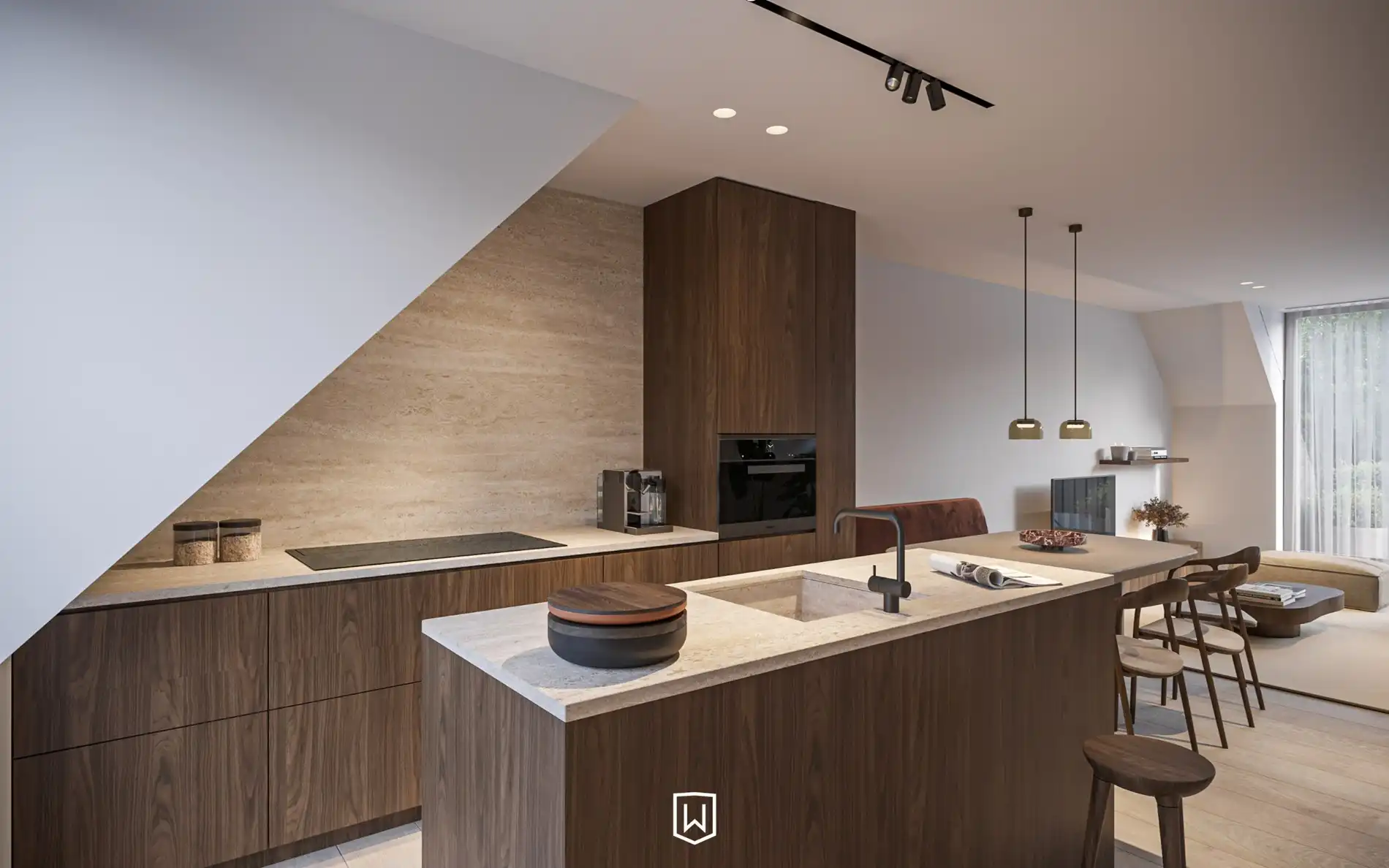 Dakappartement met 2 slaapkamers in de residentie Stan te Heist-aan-Zee foto 2