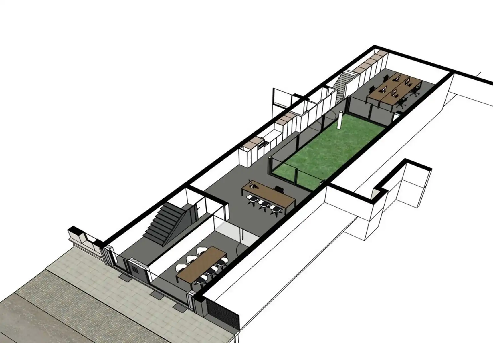 Kantoorruimte met patio op topligging foto 11