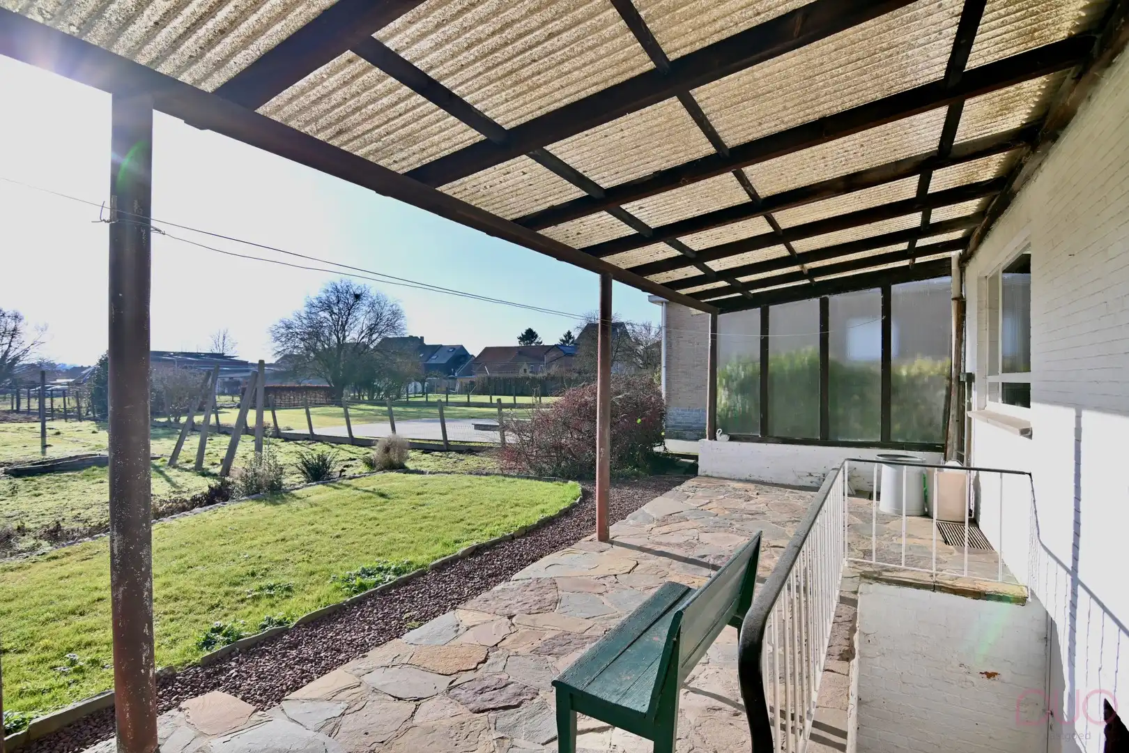 Grote vrijstaande woning met zuid gerichte tuin en open zicht op de velden. foto 24