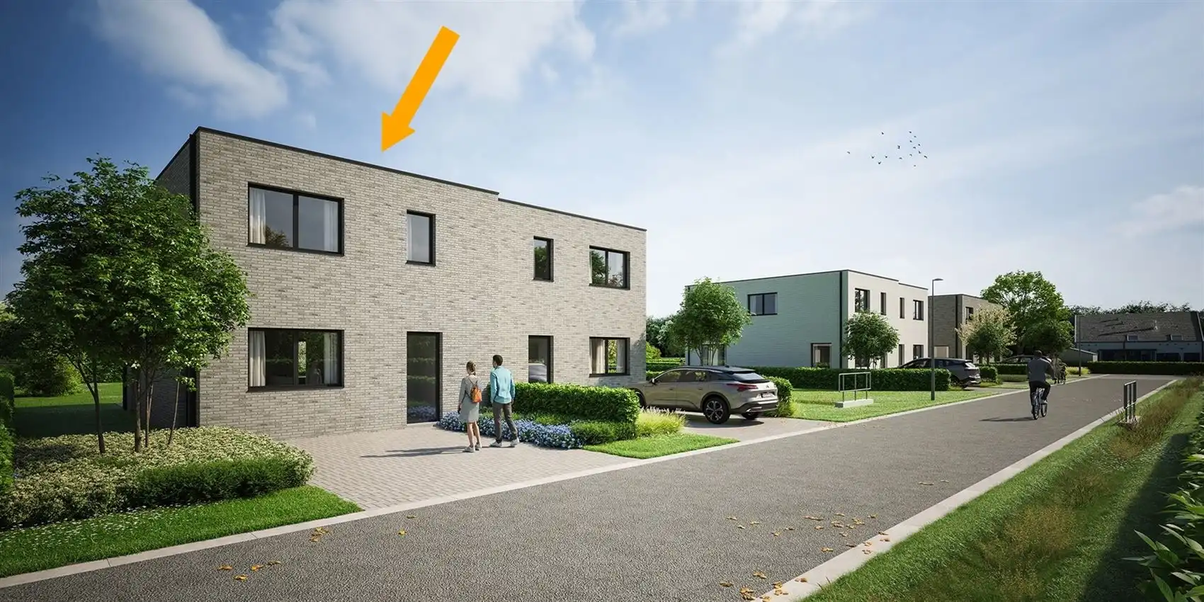 Kwalitatief afgewerkte nieuwbouwwoning met 3 slk. foto 2