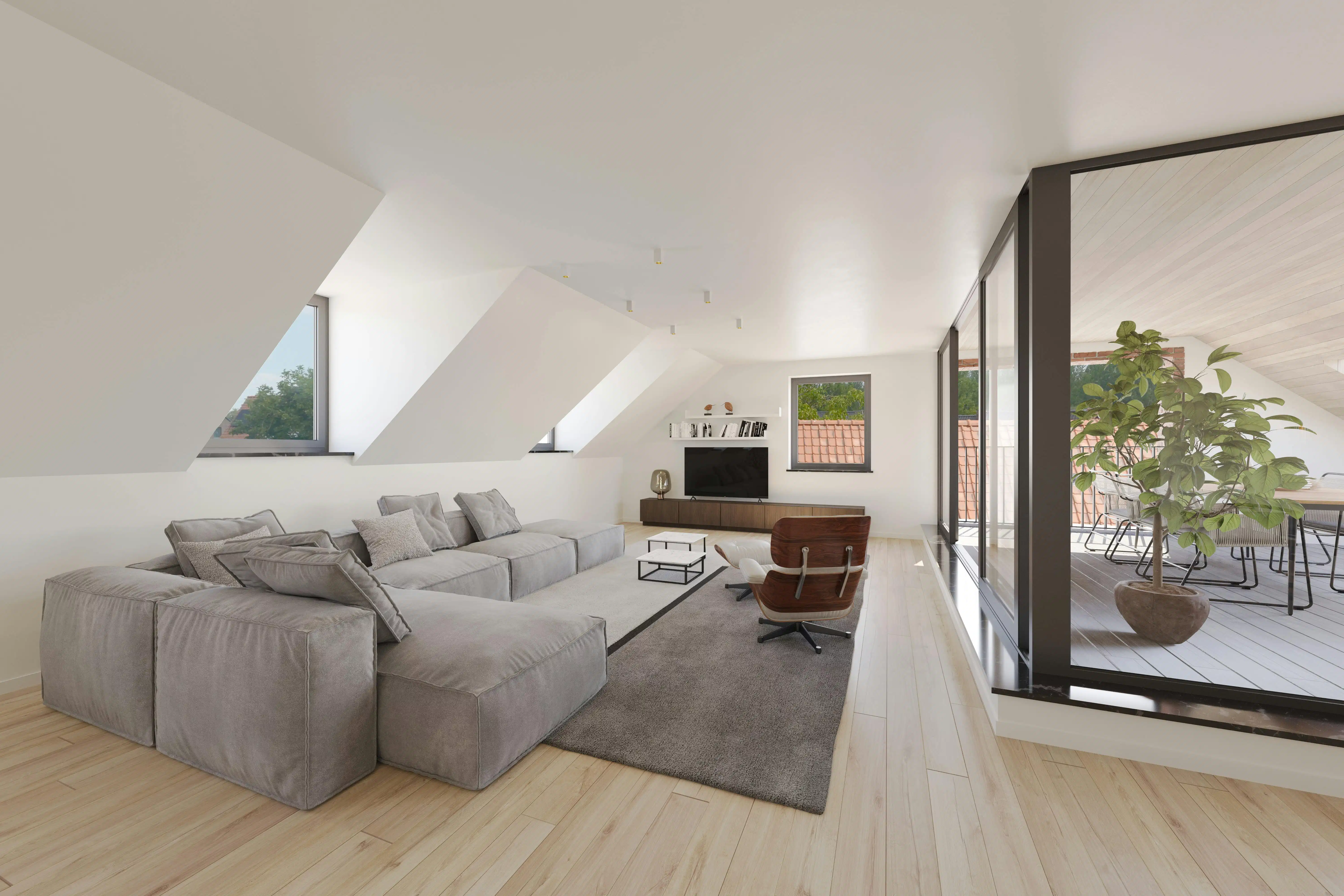 Unieke casco loft (237 m²) met terras in St-Martens-Bodegem foto 14