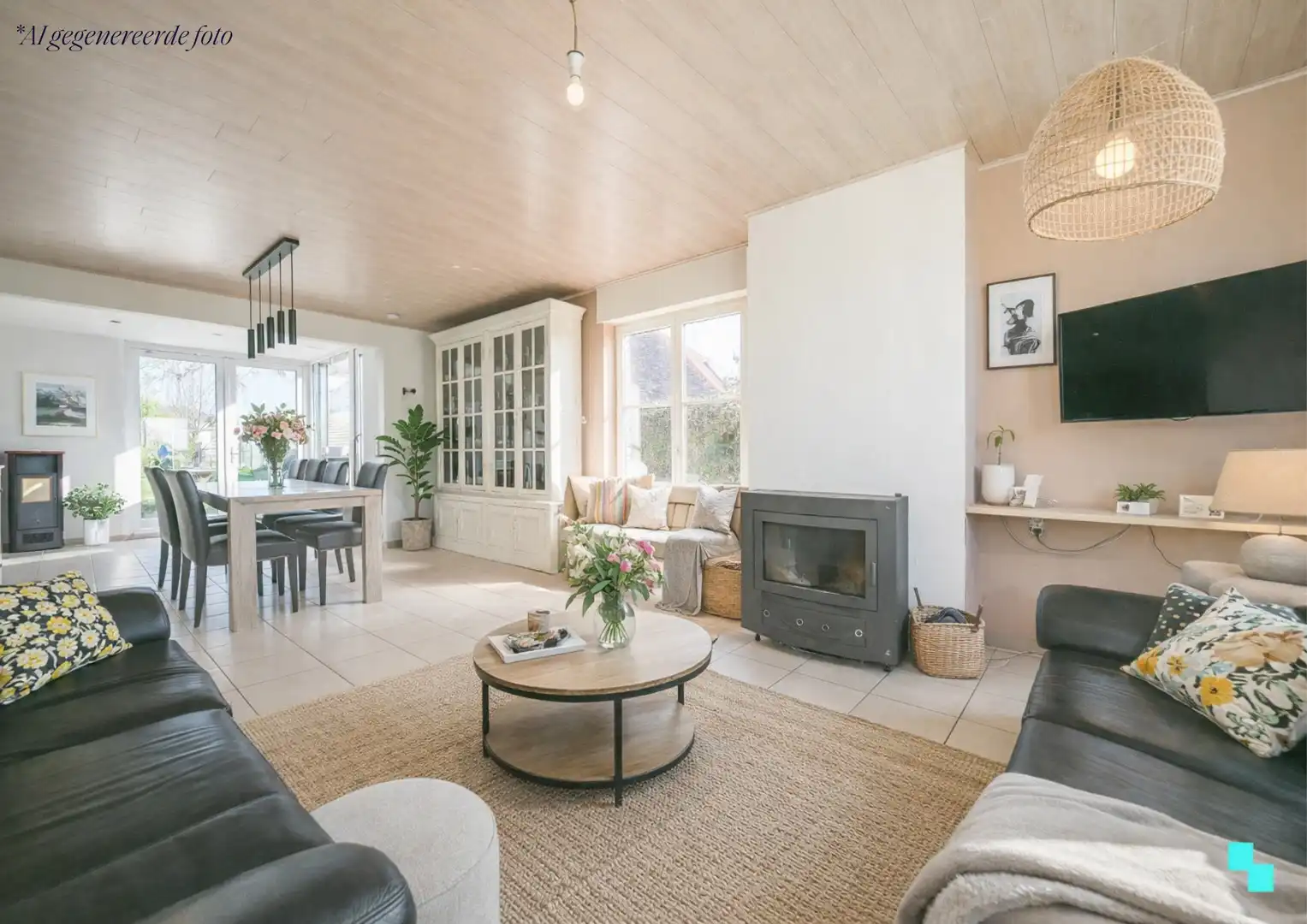 Halfopen bebouwing in rustige omgeving te Wielsbeke foto 4