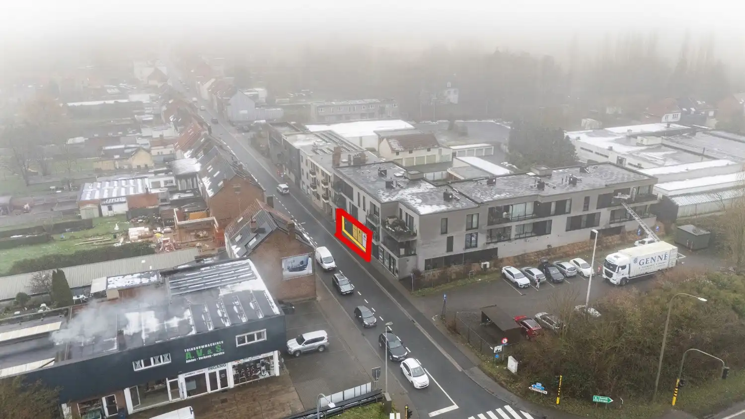 Nieuwbouw handelsruimte (123 m²) op toplocatie in centrum Halle foto 3