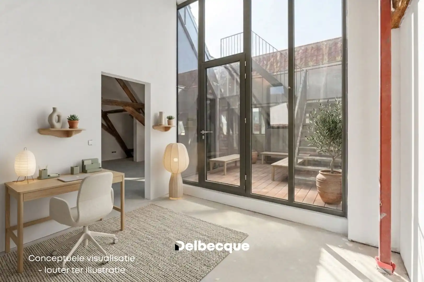 Uitzonderlijk triplexpenthouse met panoramisch dakterras en 360°-zicht over Brugge foto 8