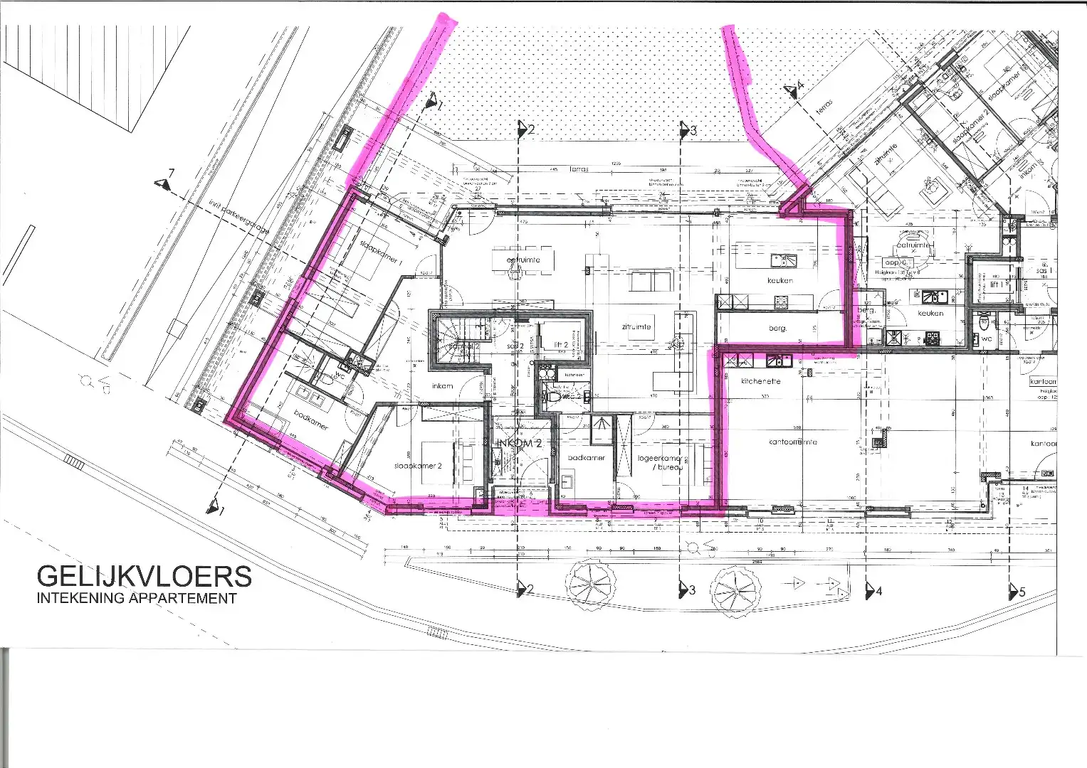 CASCO APPARTEMENT MET 3 SLPKS, TUIN EN OPTIONELE STANDPLAATS (200m²) foto 3