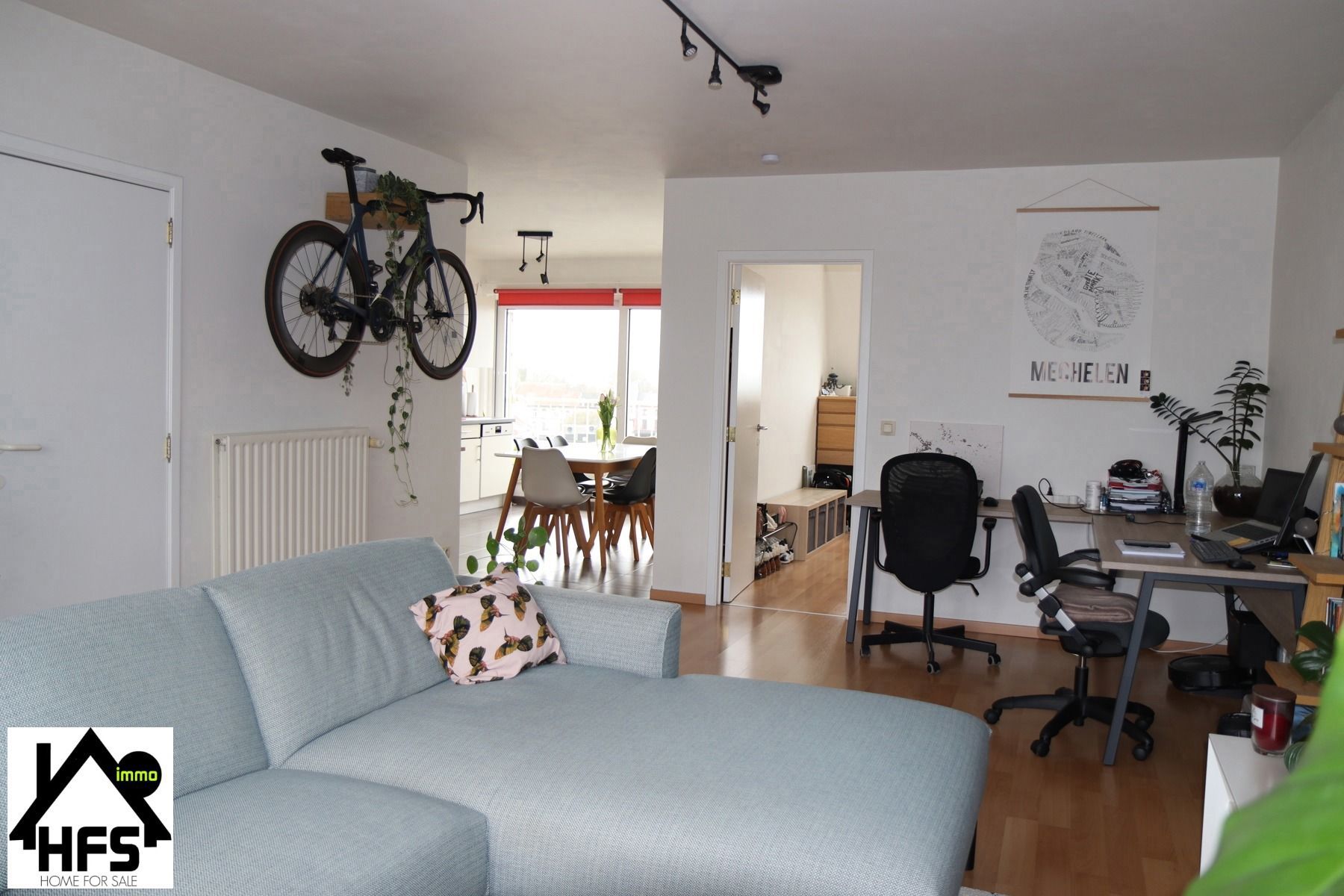 Tof appartement met zicht op de binnendijle aan de Winketkaai foto 3