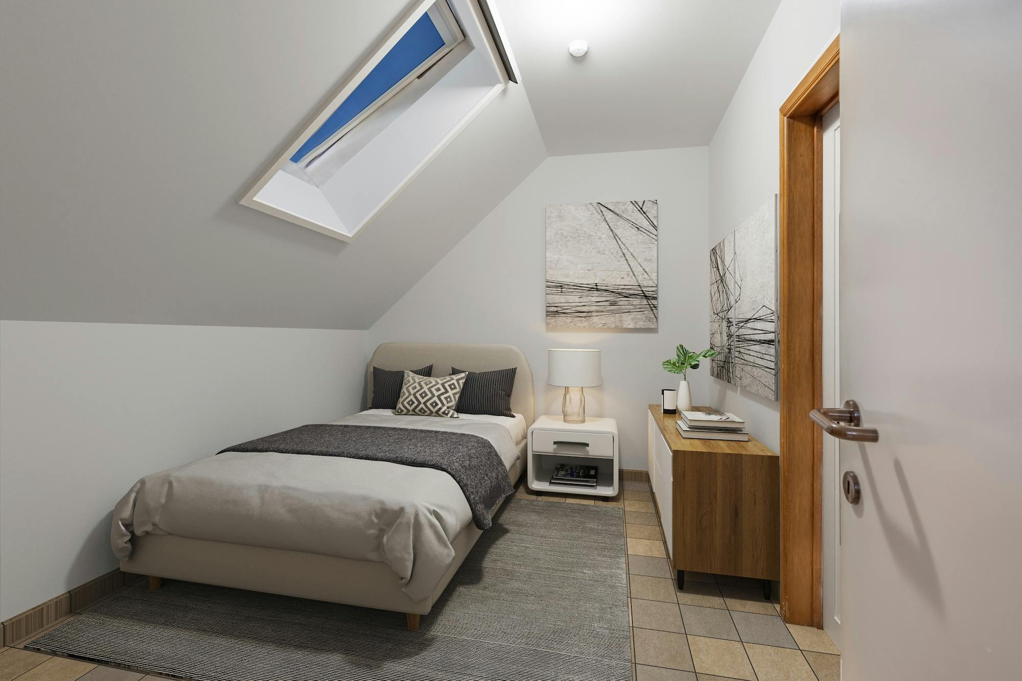 Aangenaam appartement met 1 slaapkamer en garagebox in Hasselt foto 3