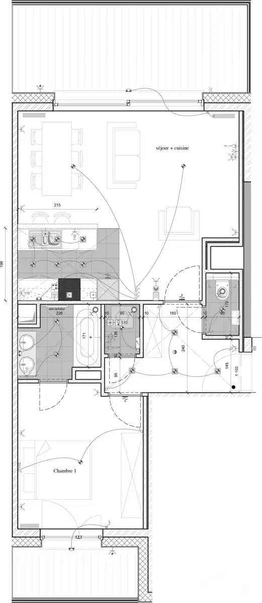LICHTRIJK - 1 kamer appartement met terras (NAVO area) foto 12