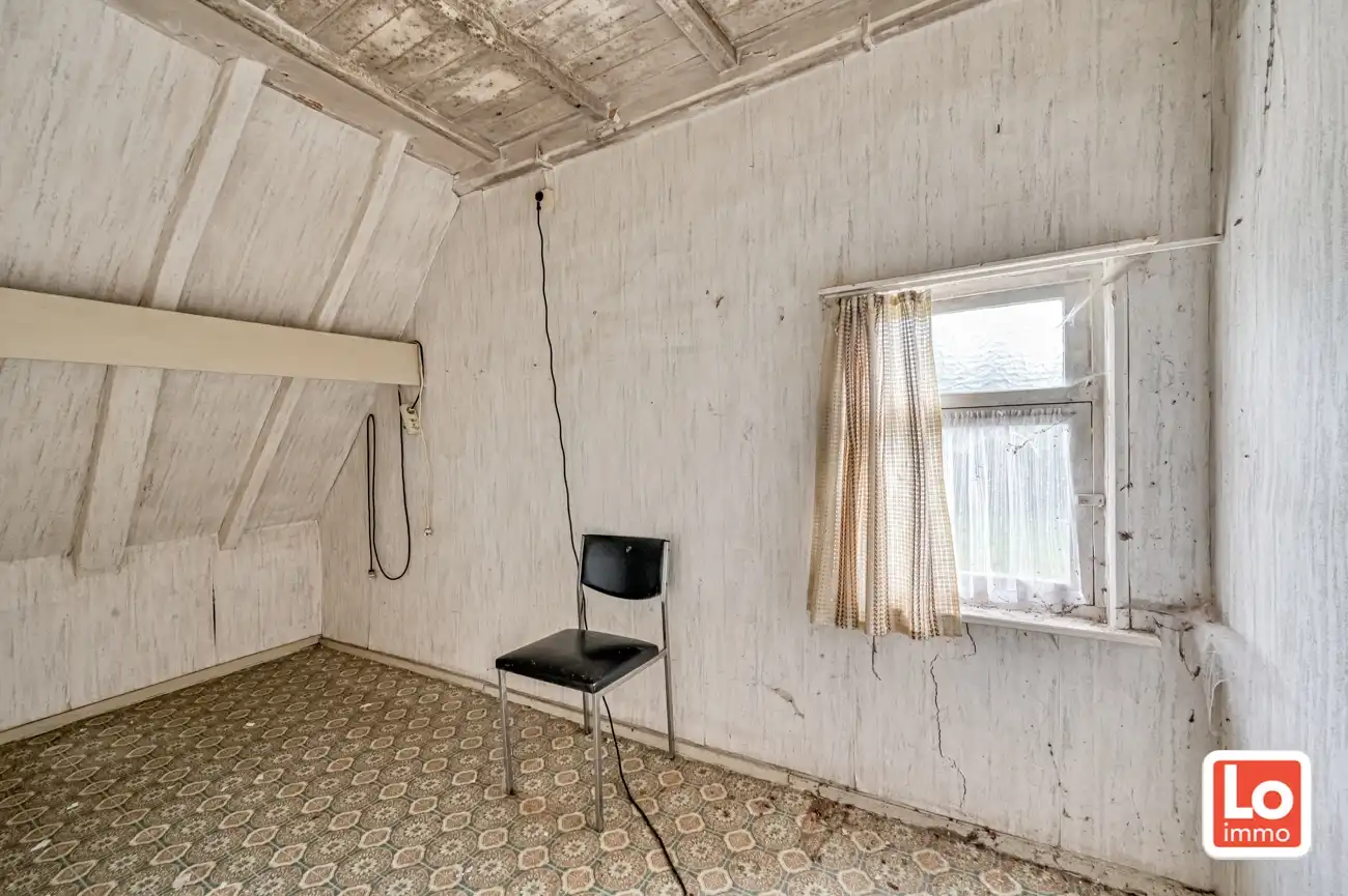 VERKOCHT! Landelijk gelegen halfopen afbraakwoning op groot perceel grond met open zicht in Zeveneken! foto 18