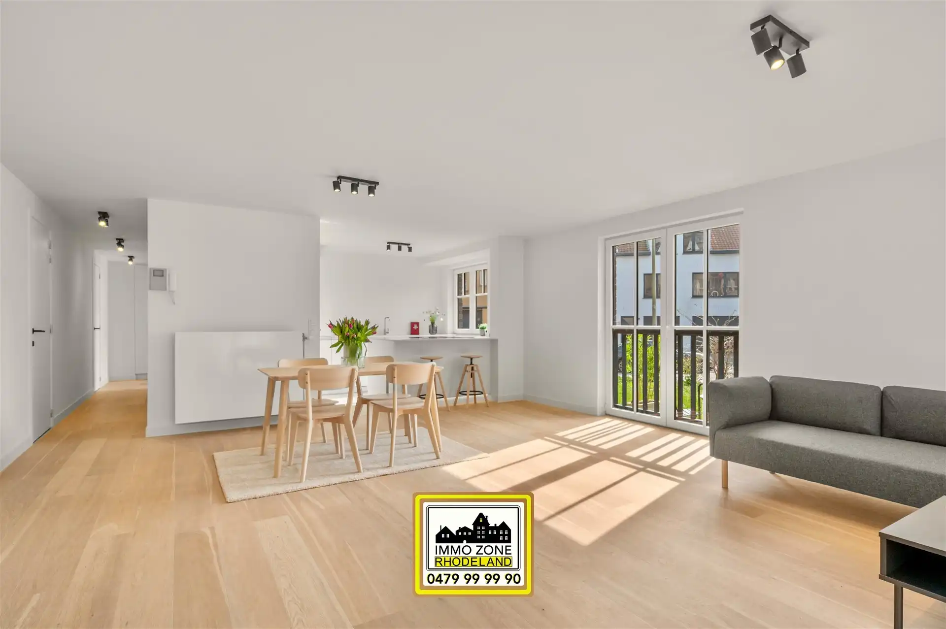 Prachtig gelijkvloers hoekappartement met 2 slpks foto 17