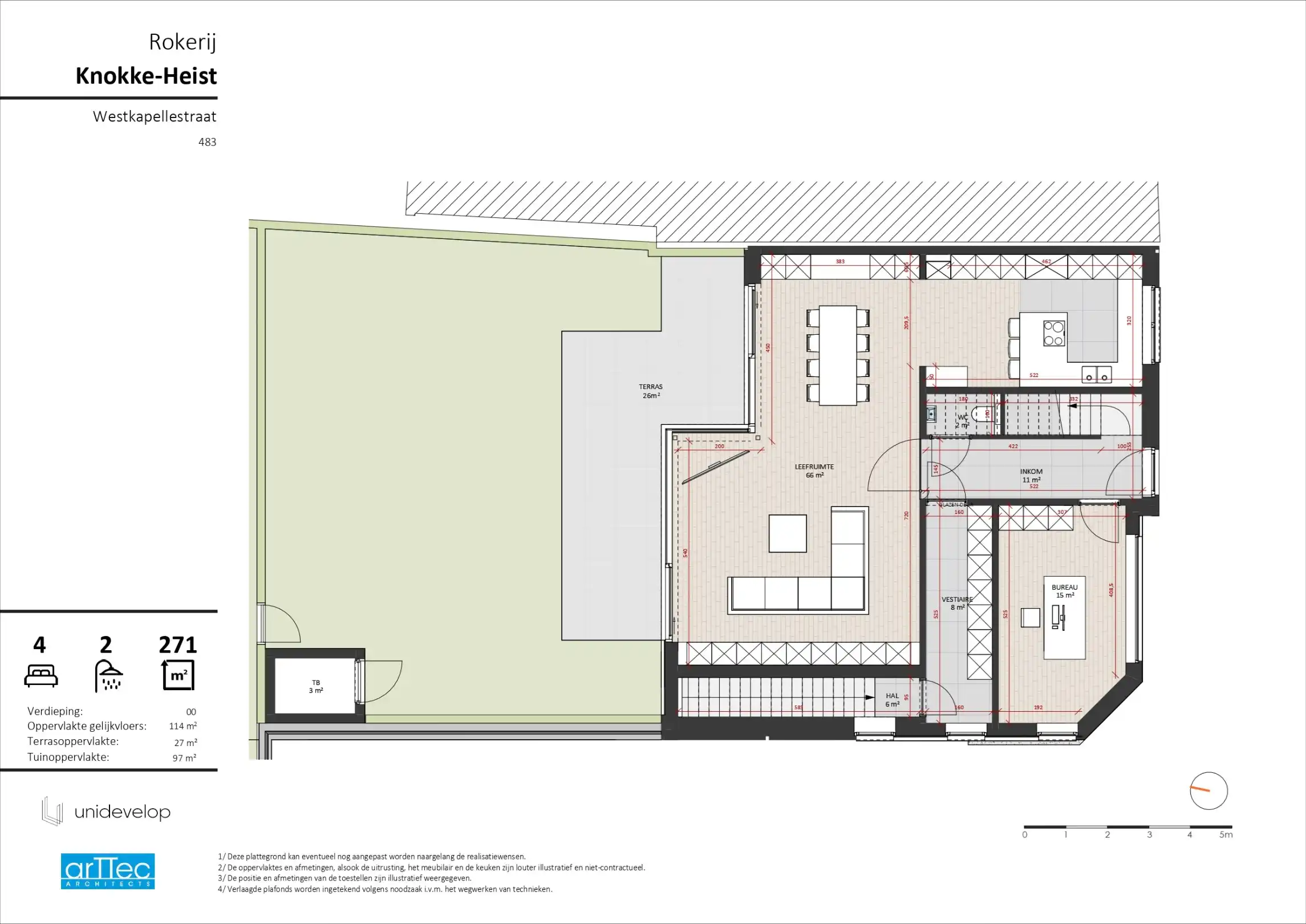 Luxe koppelvilla met dubbele garagebox rustig gelegen te Westkapelle  foto 5