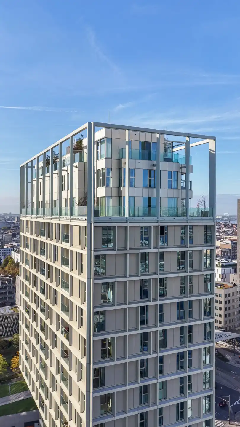 Stijlvol penthouse met panoramisch zicht op stad en haven foto 3